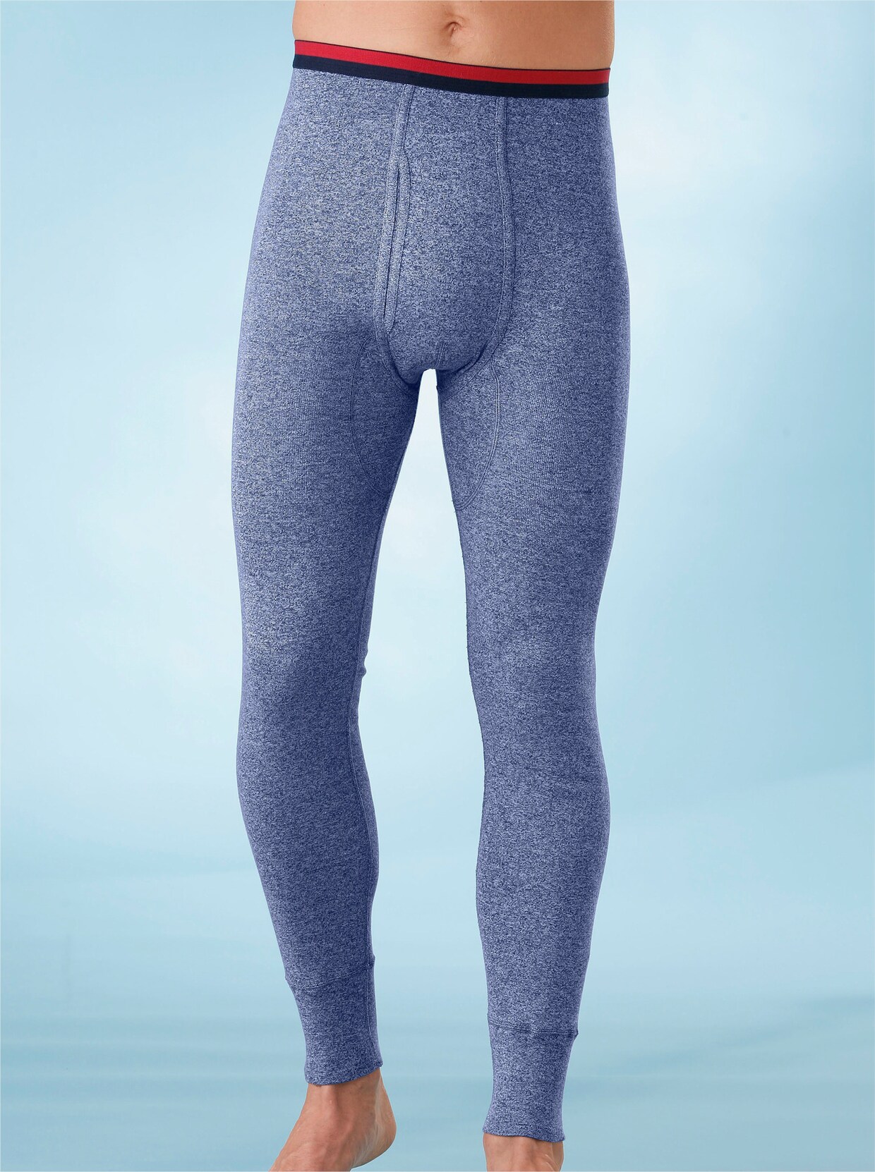 KINGsCLUB Dameslegging, lang - jeansblauw