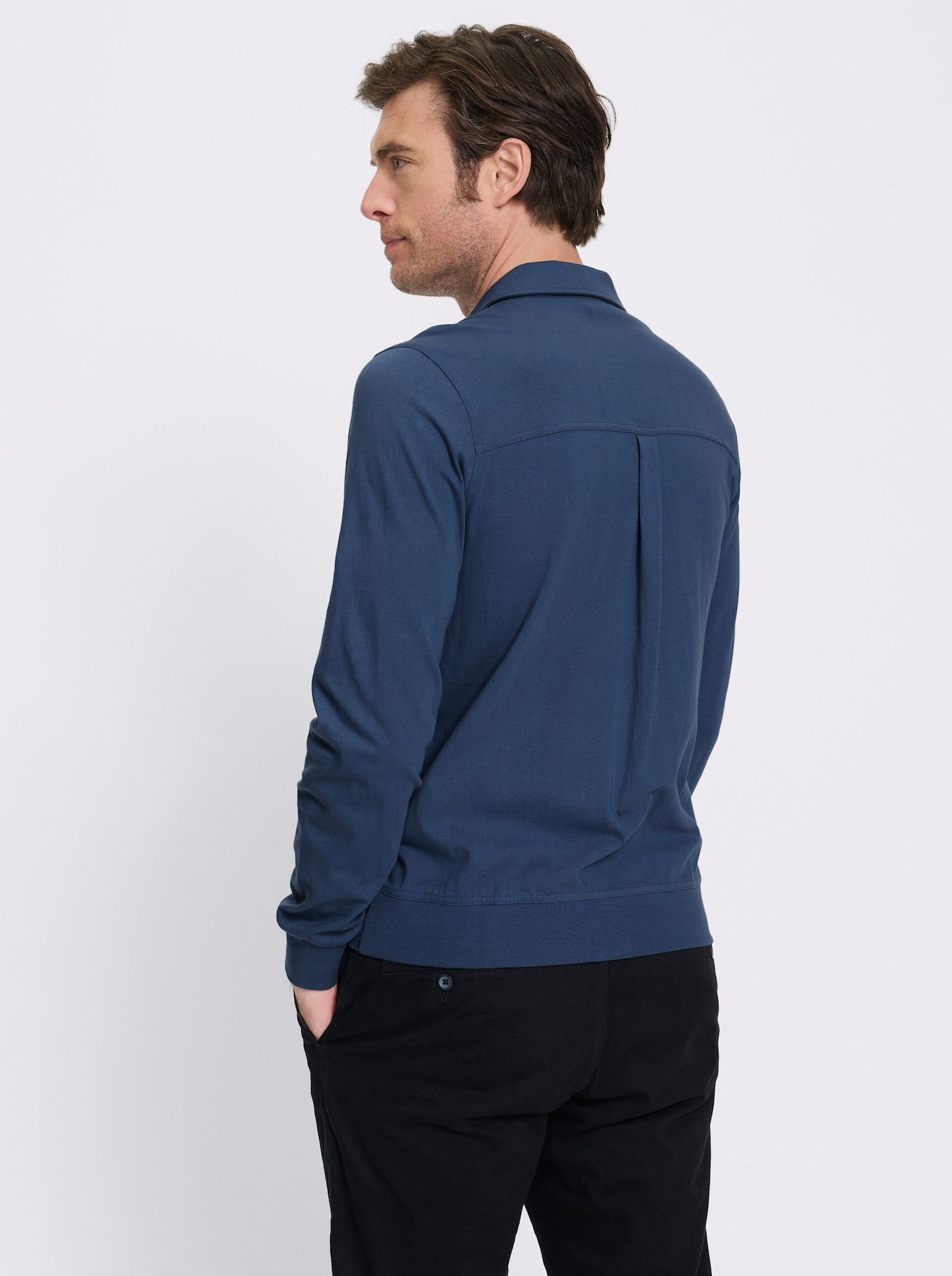 Marco Donati Shirtjacke mit praktischen Taschen - jeansblau
