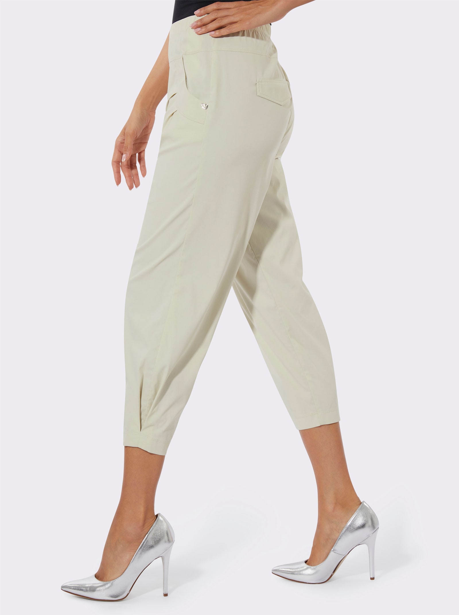 7/8-Hose in Bengalin-Qualität - champagner