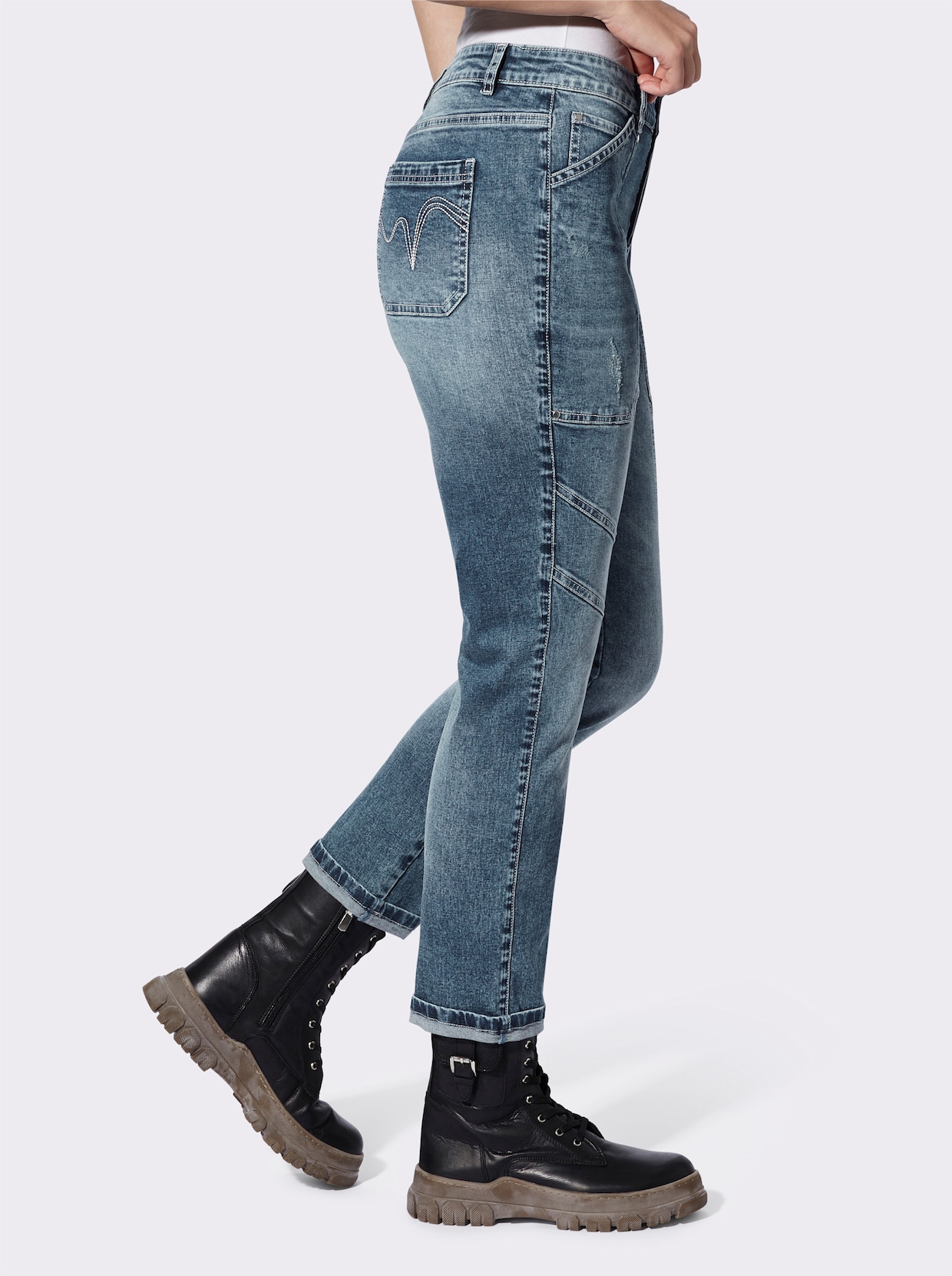 heine Boyfriend jeans - blue-bleached