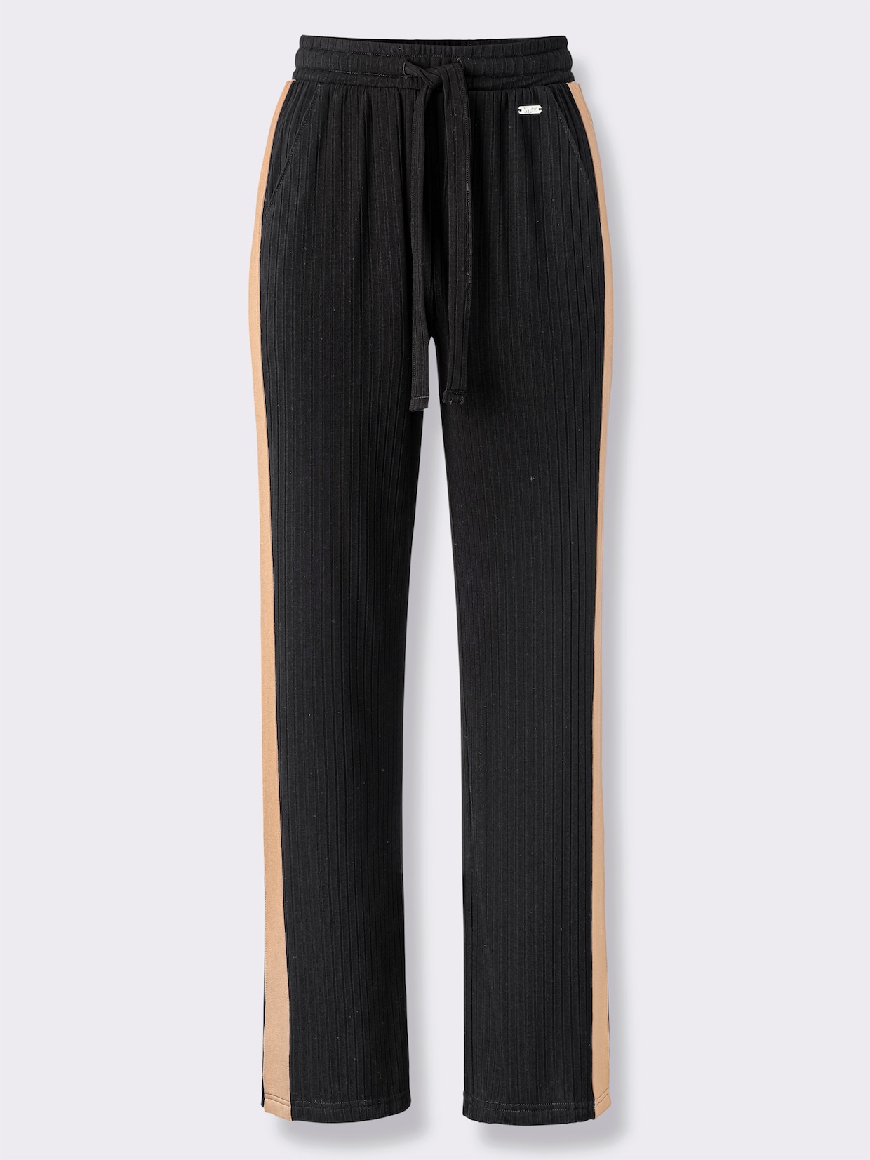 feel good Hose - schwarz-camel