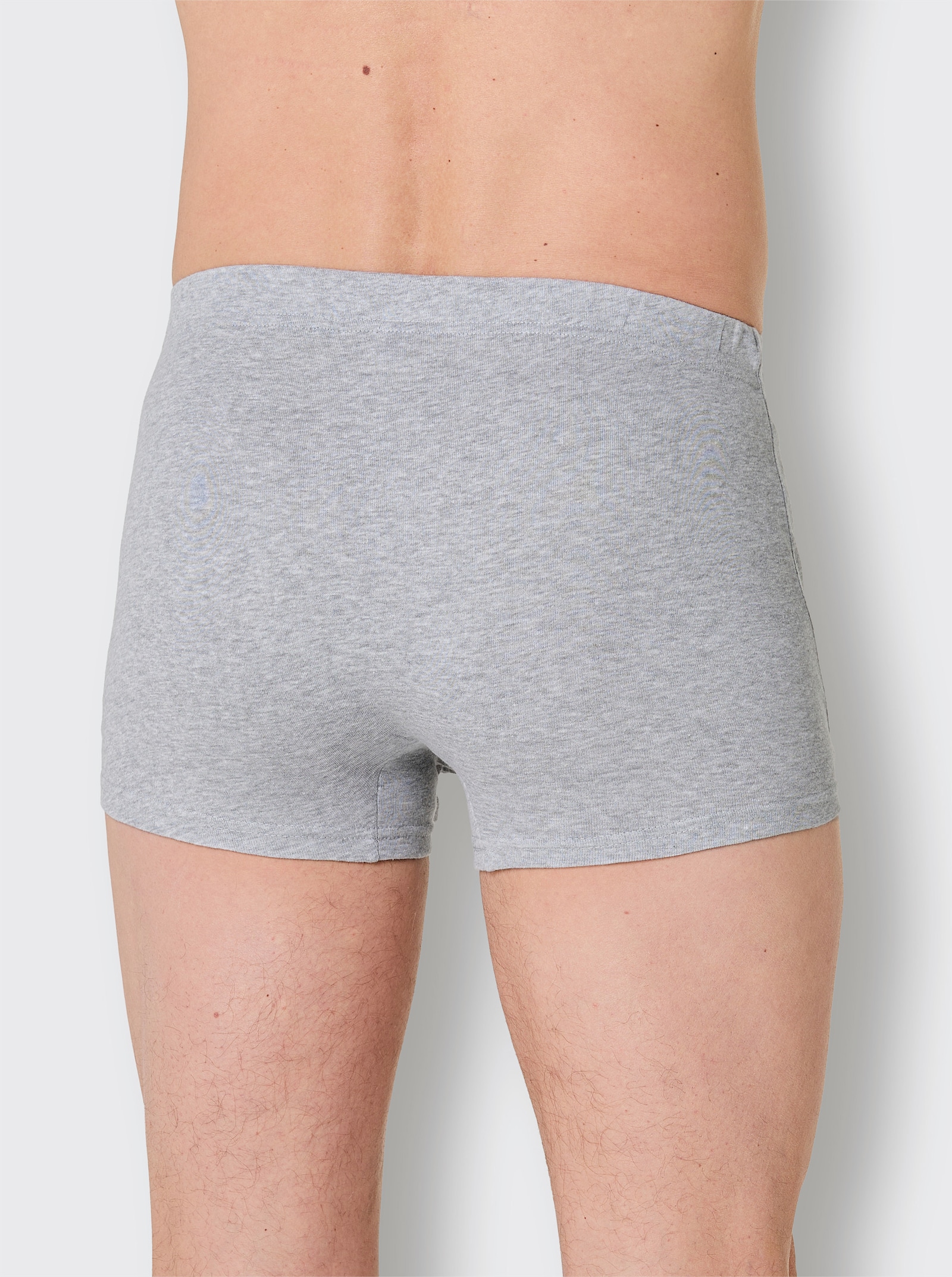 wäschepur men Pants - grau-meliert-mittelblau