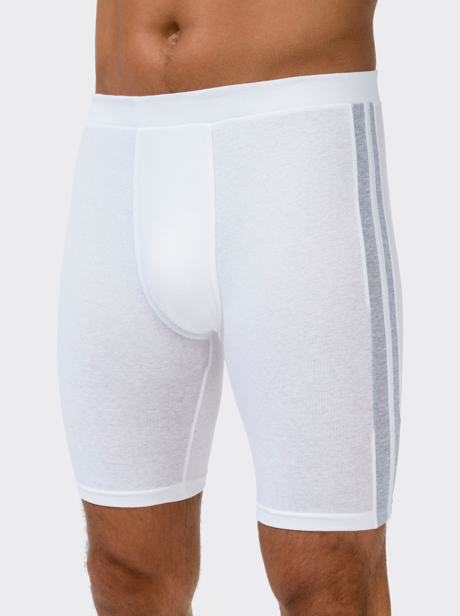 wäschepur men Kalhoty ke kolenům - bílá