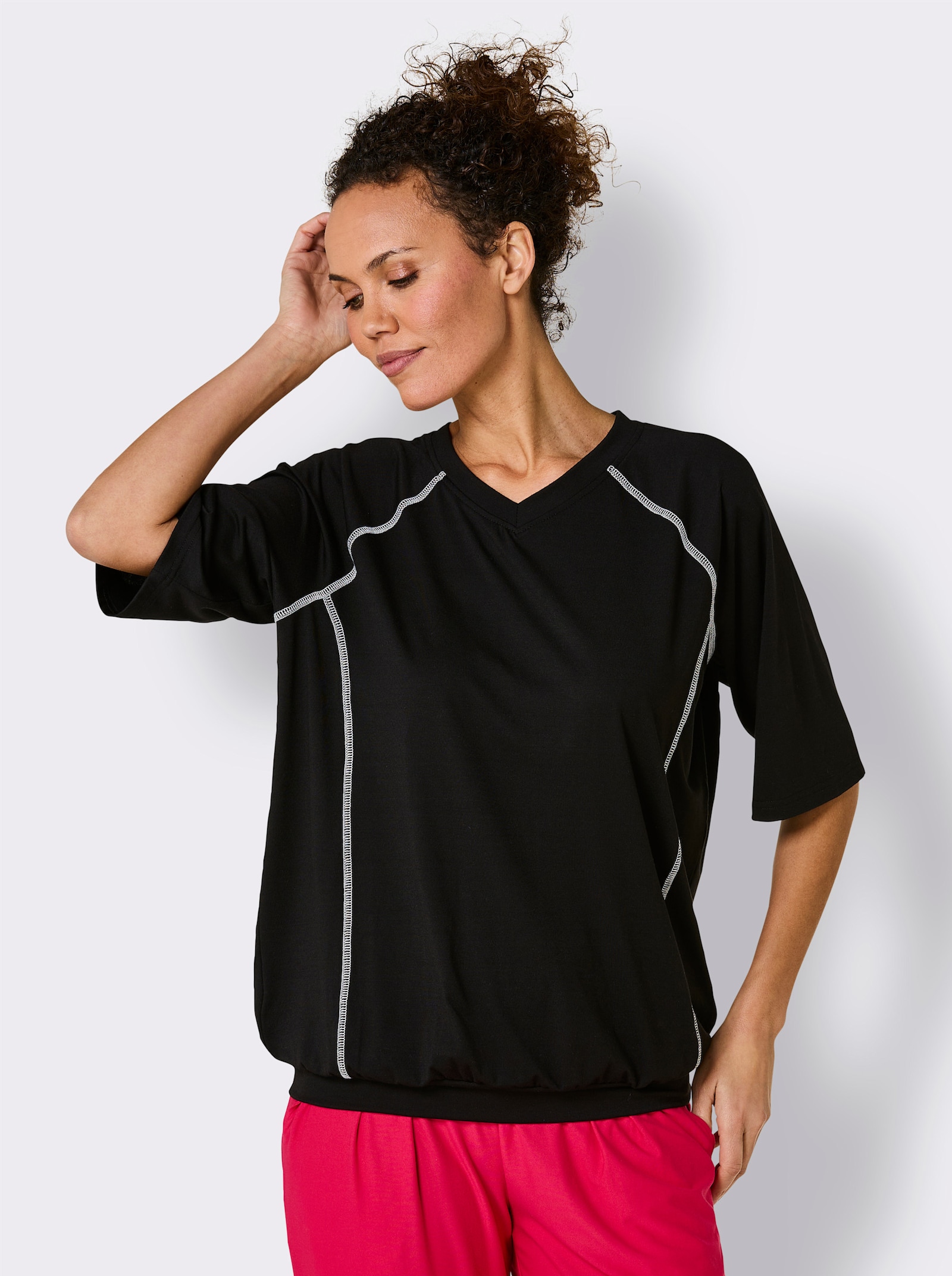 Catamaran Sports Funktionsshirt mit Raglan-Ärmeln - schwarz