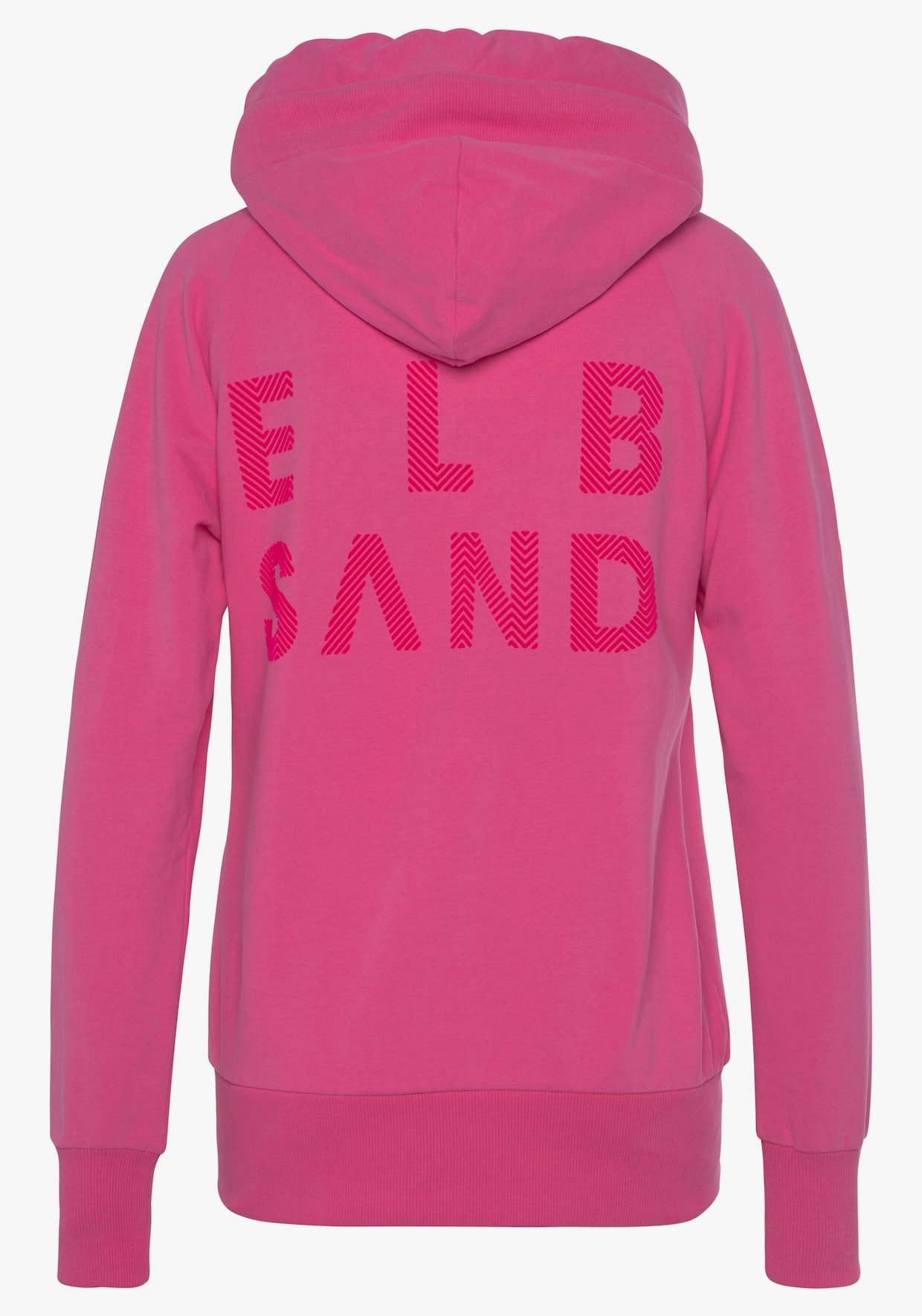 Elbsand Sweatvest met capuchon - pink