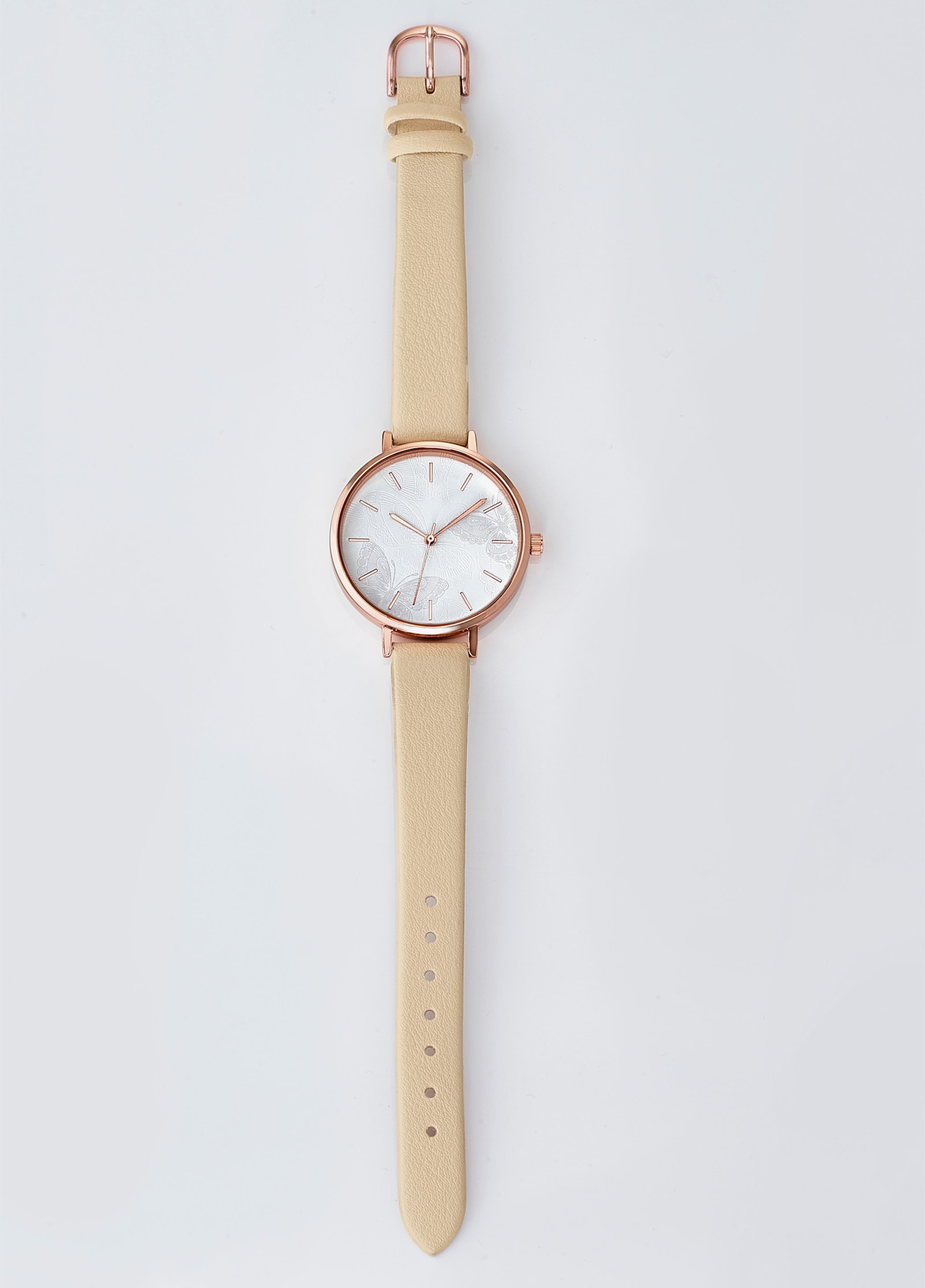 Loop Schal mit Armbanduhr - bleu