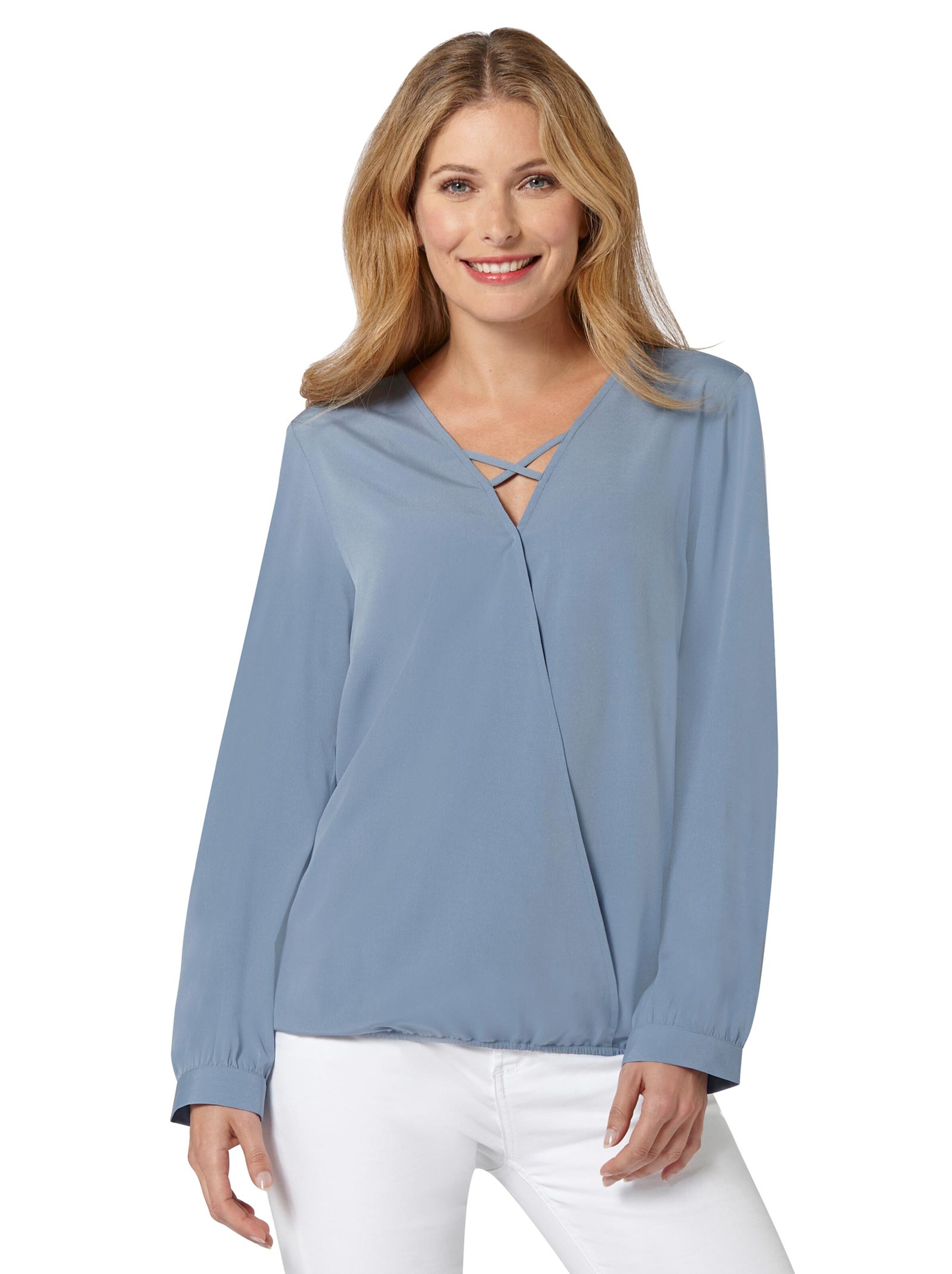 Bluse - rauchblau