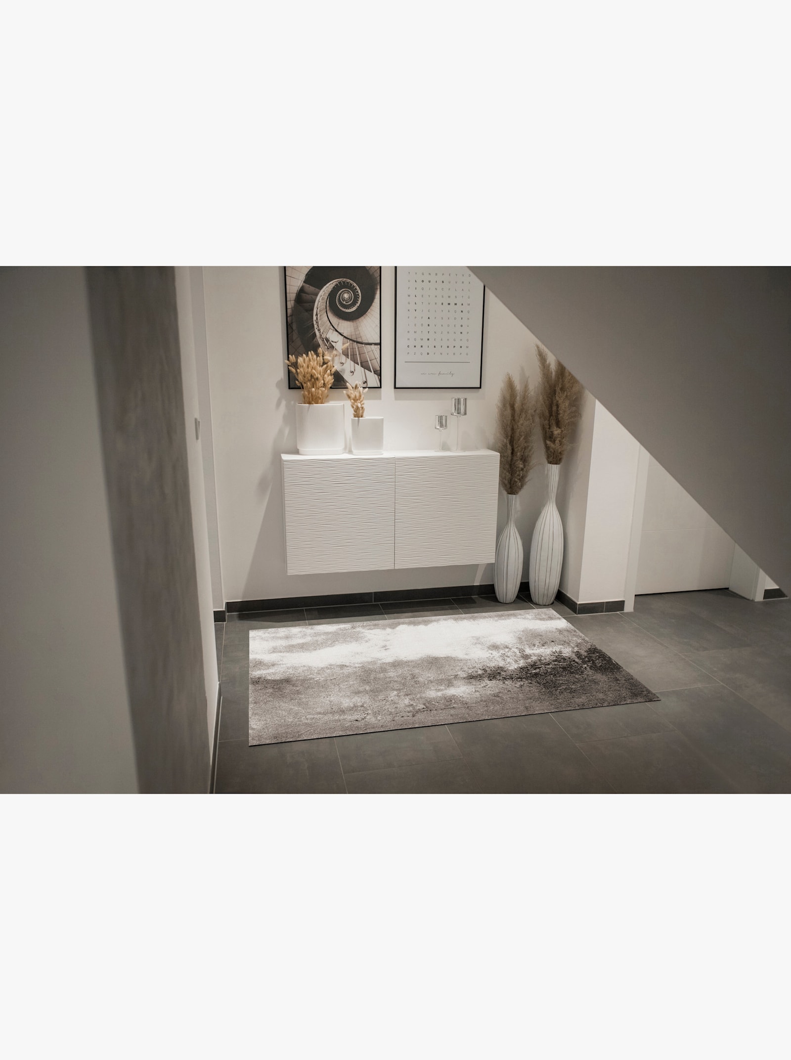 wash+dry by Kleen-Tex Fußmatte - grau-ecru