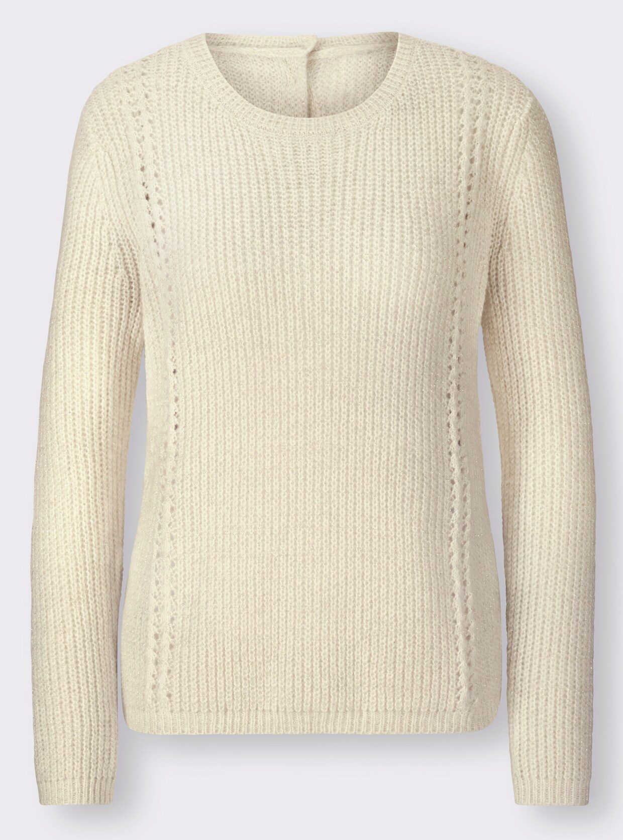 heine Pullover - sand-goldfarben-meliert