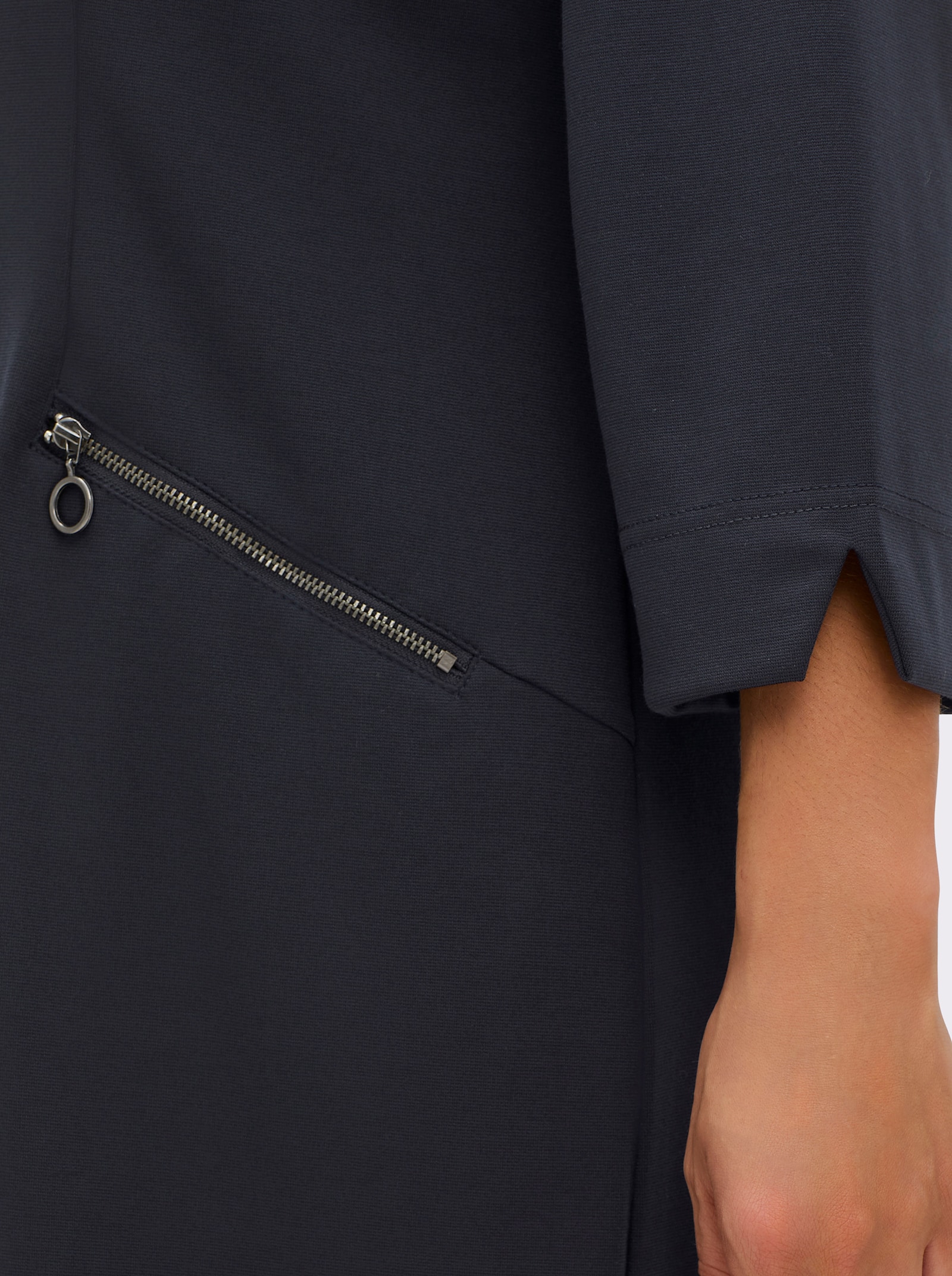 sheego Etuikleid in Milano-Qualität - tiefblau