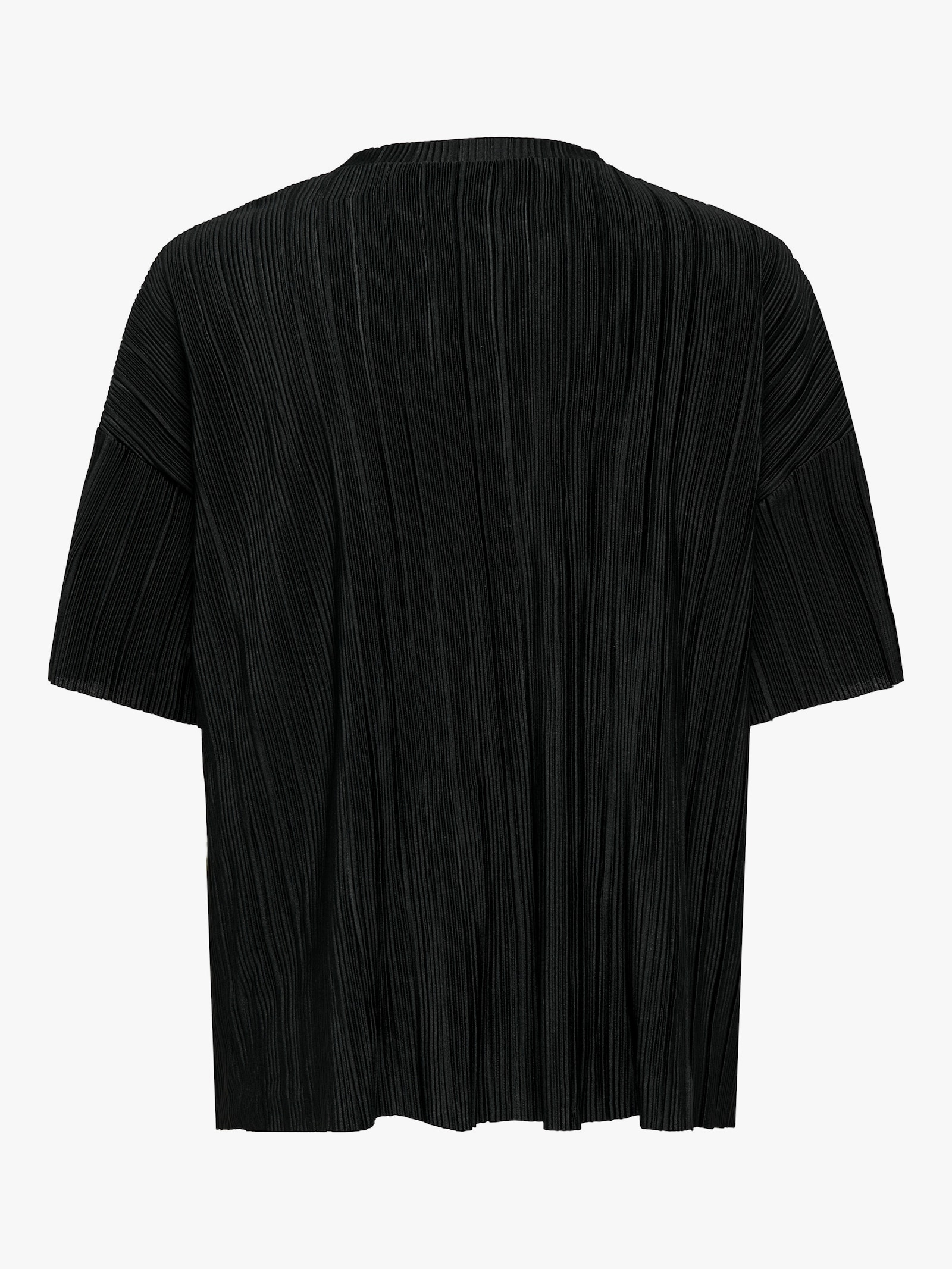 ONLY CARMAKOMA Plisseeshirt - black
