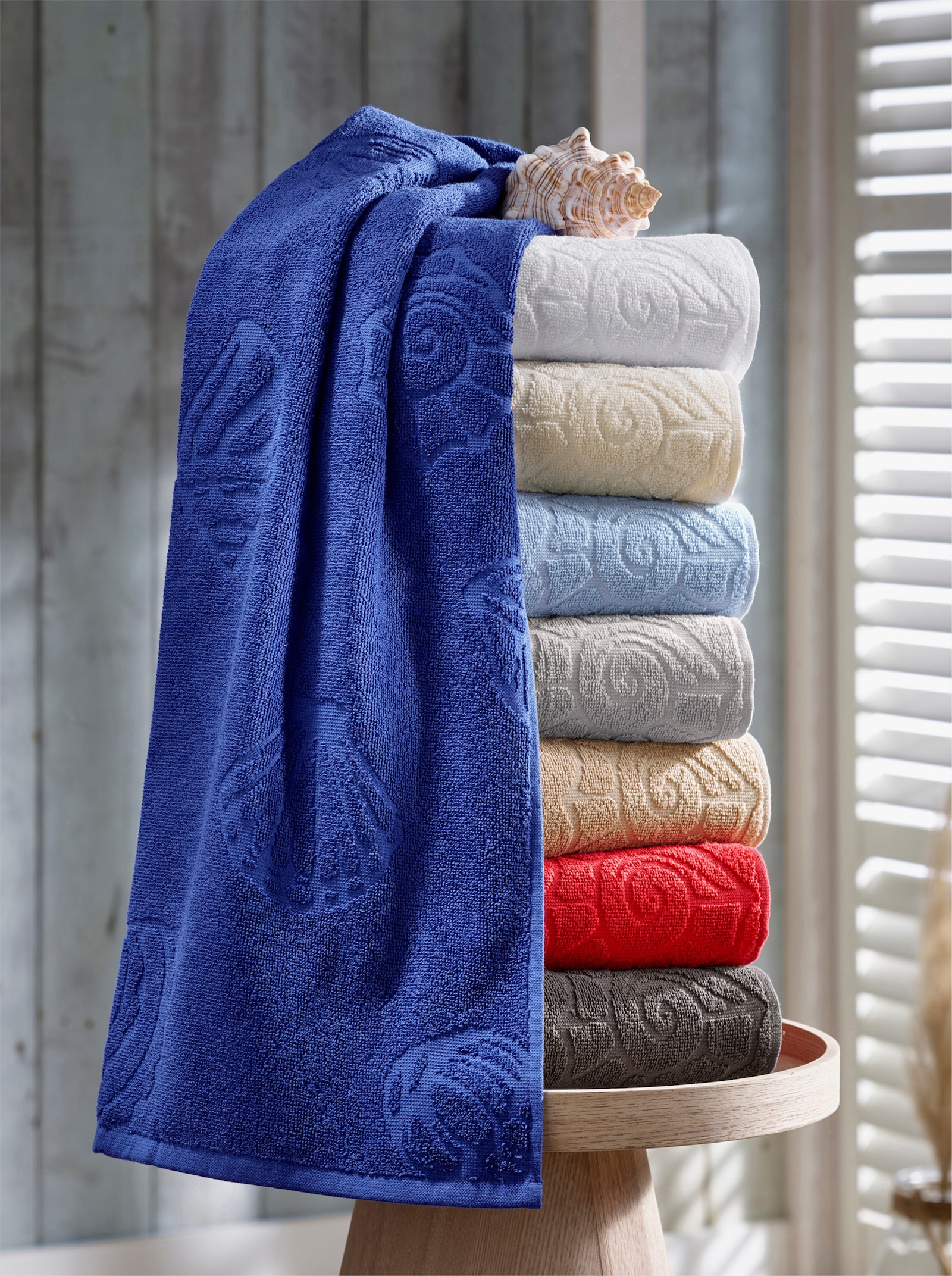 wäschepur Handtuch - anthrazit