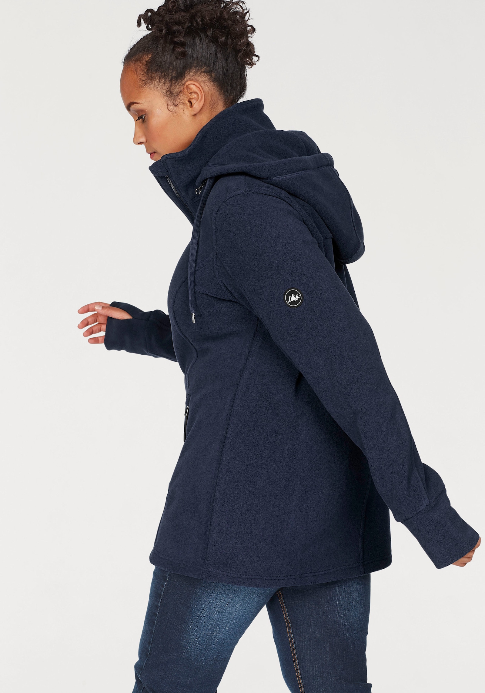 Polarino Fleecejacke - marine