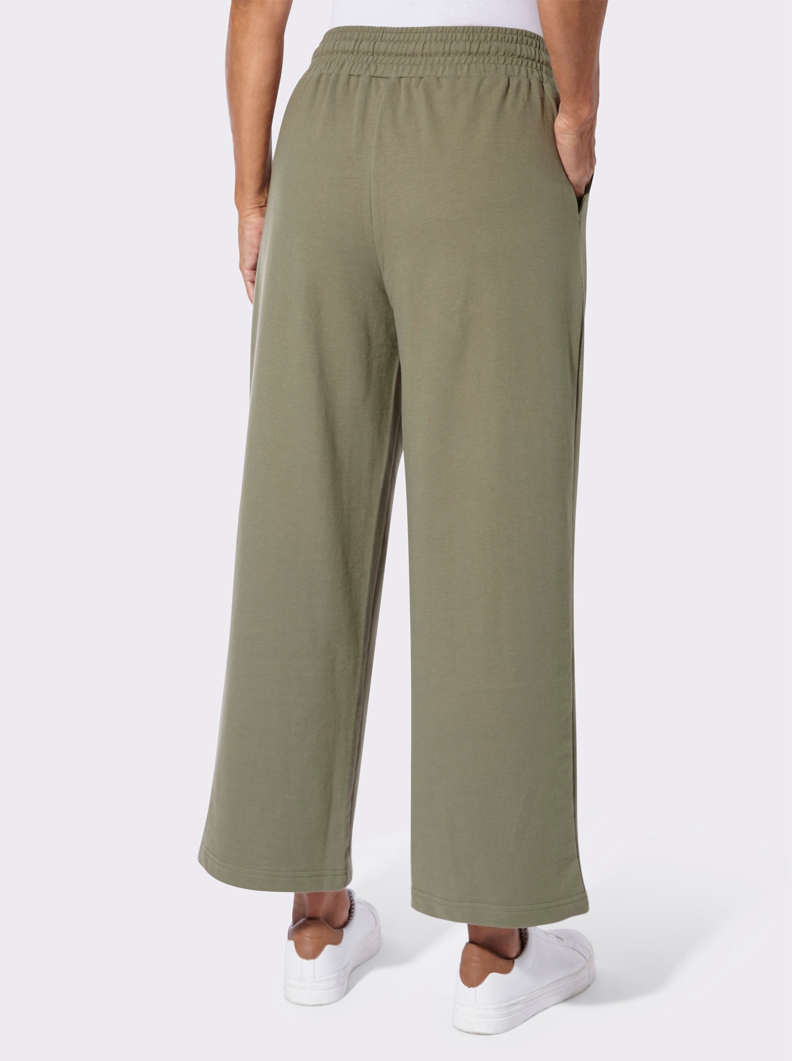 Sweathose mit Rundum-Dehnbund - khaki