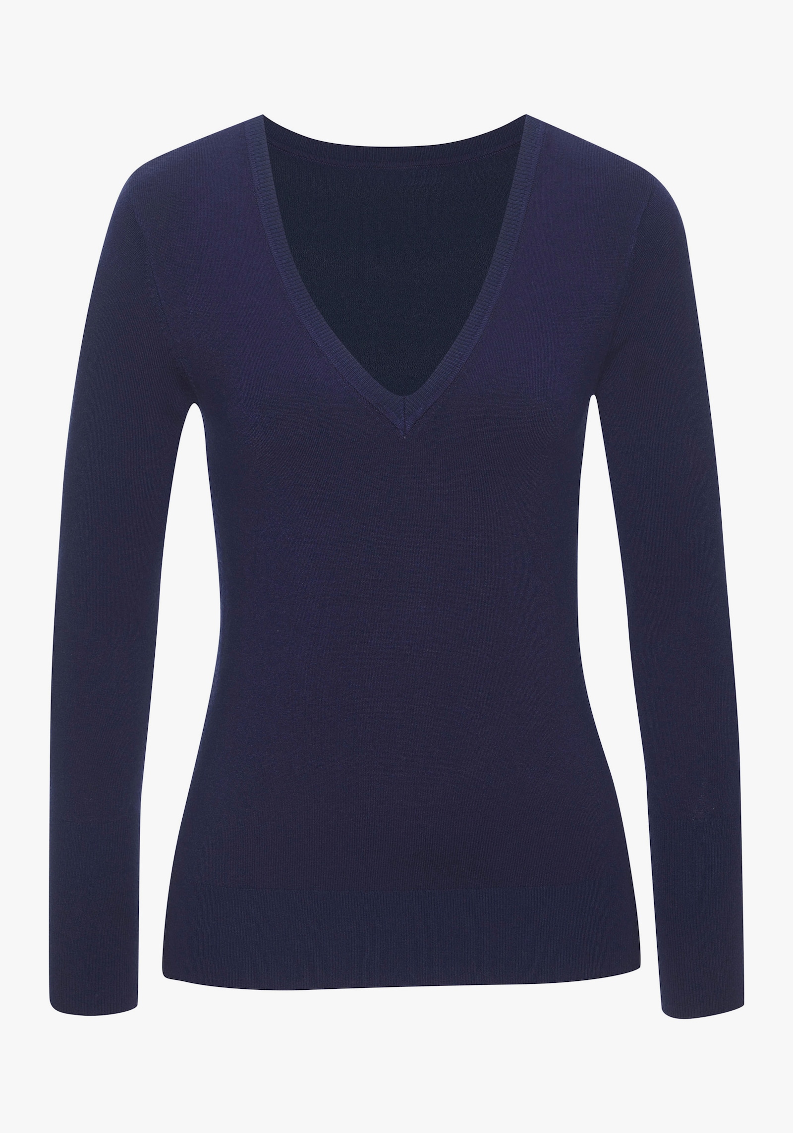 Vivance V-Ausschnitt-Pullover - marine