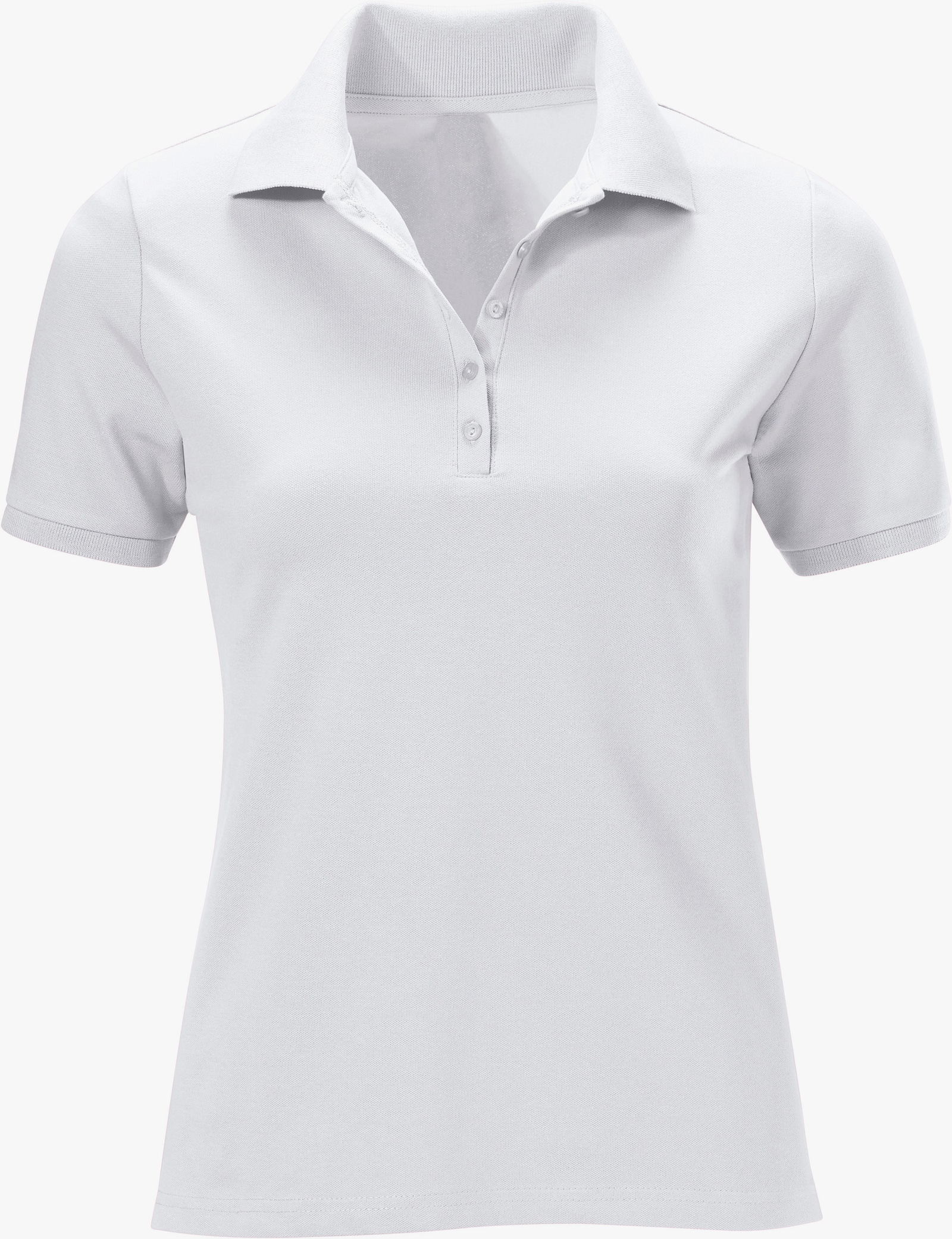 heine Poloshirt in Pikee-Qualität - weiß