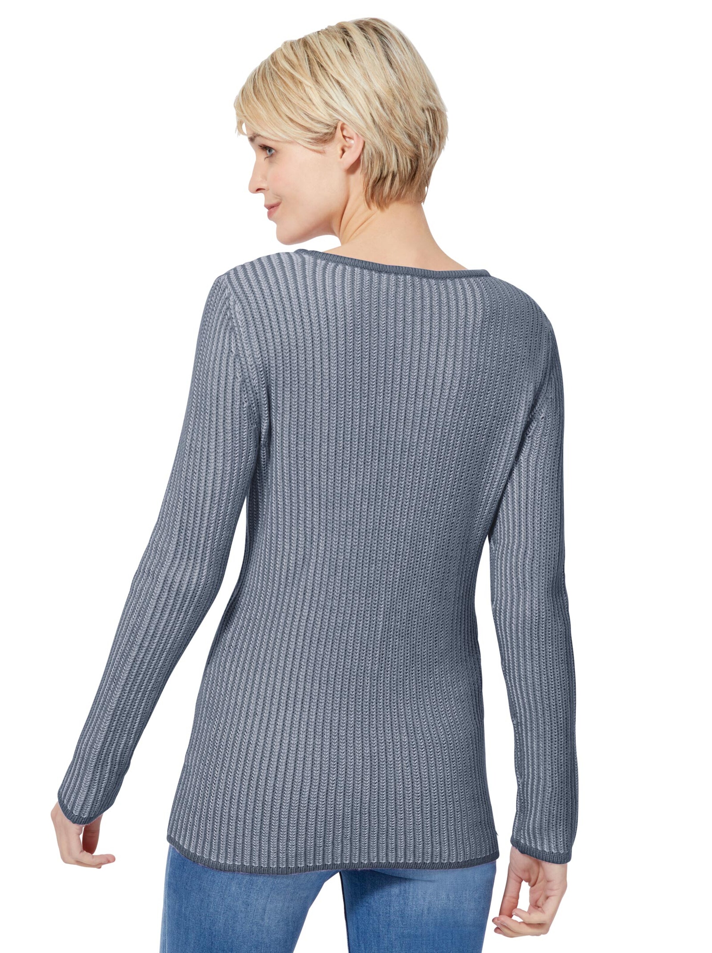 Collection L Pullover - blau
