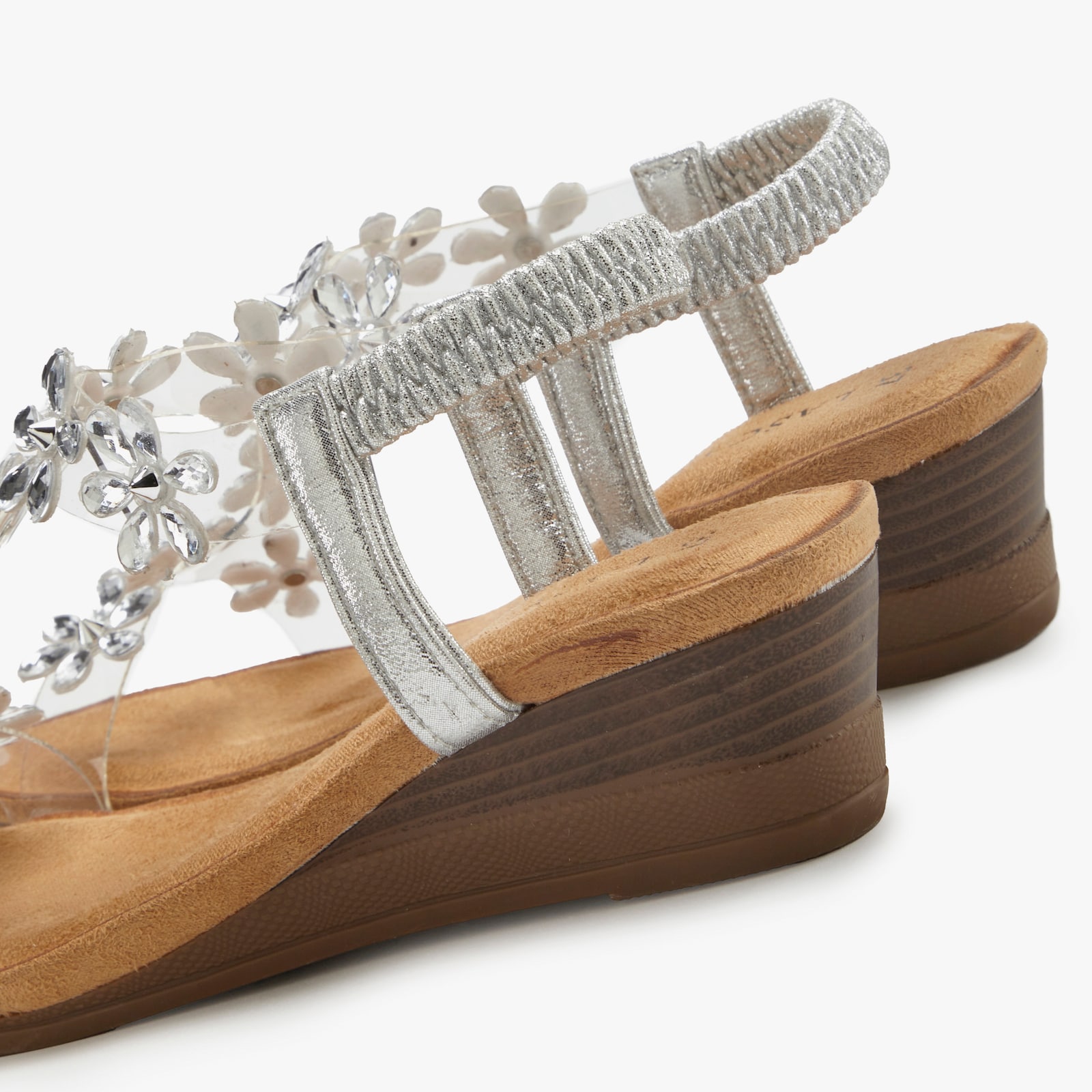 LASCANA Sandalette - silberfarben