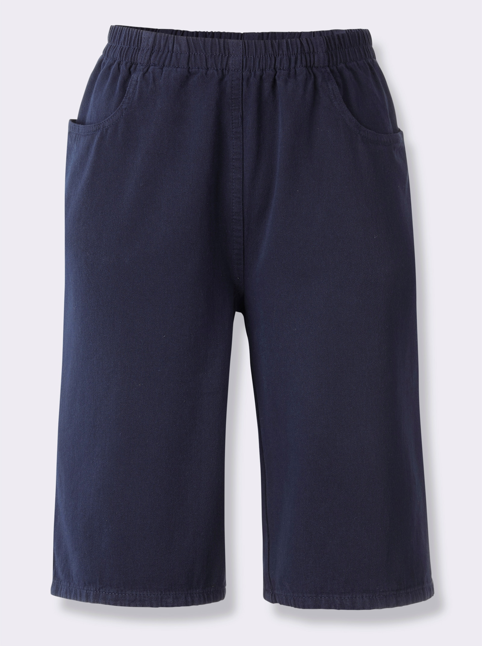 Bermuda met comfortband rondom - marine