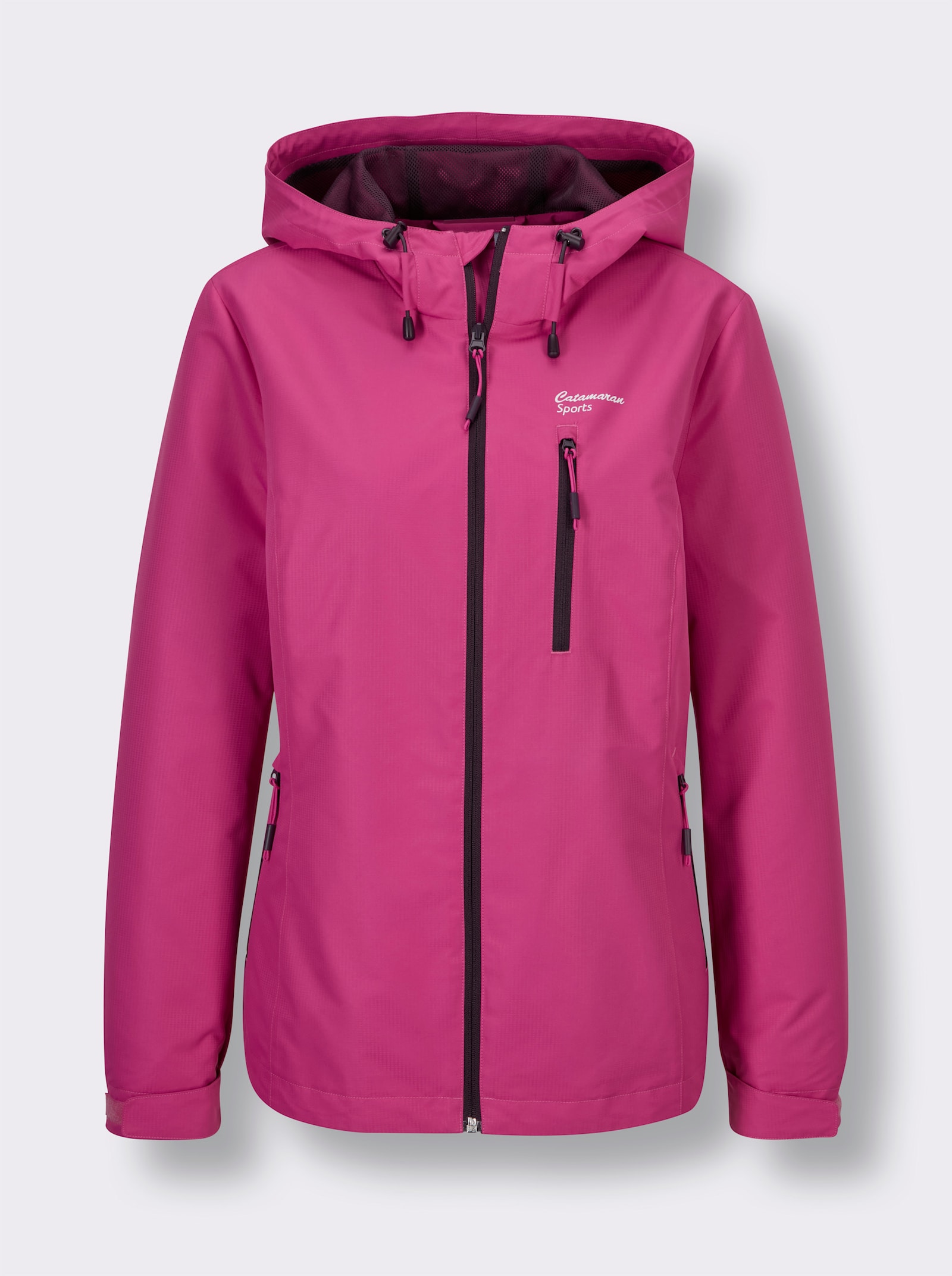 Catamaran Sports Funktionsjacke mit weitenverstellbaren Ärmeln - fuchsia
