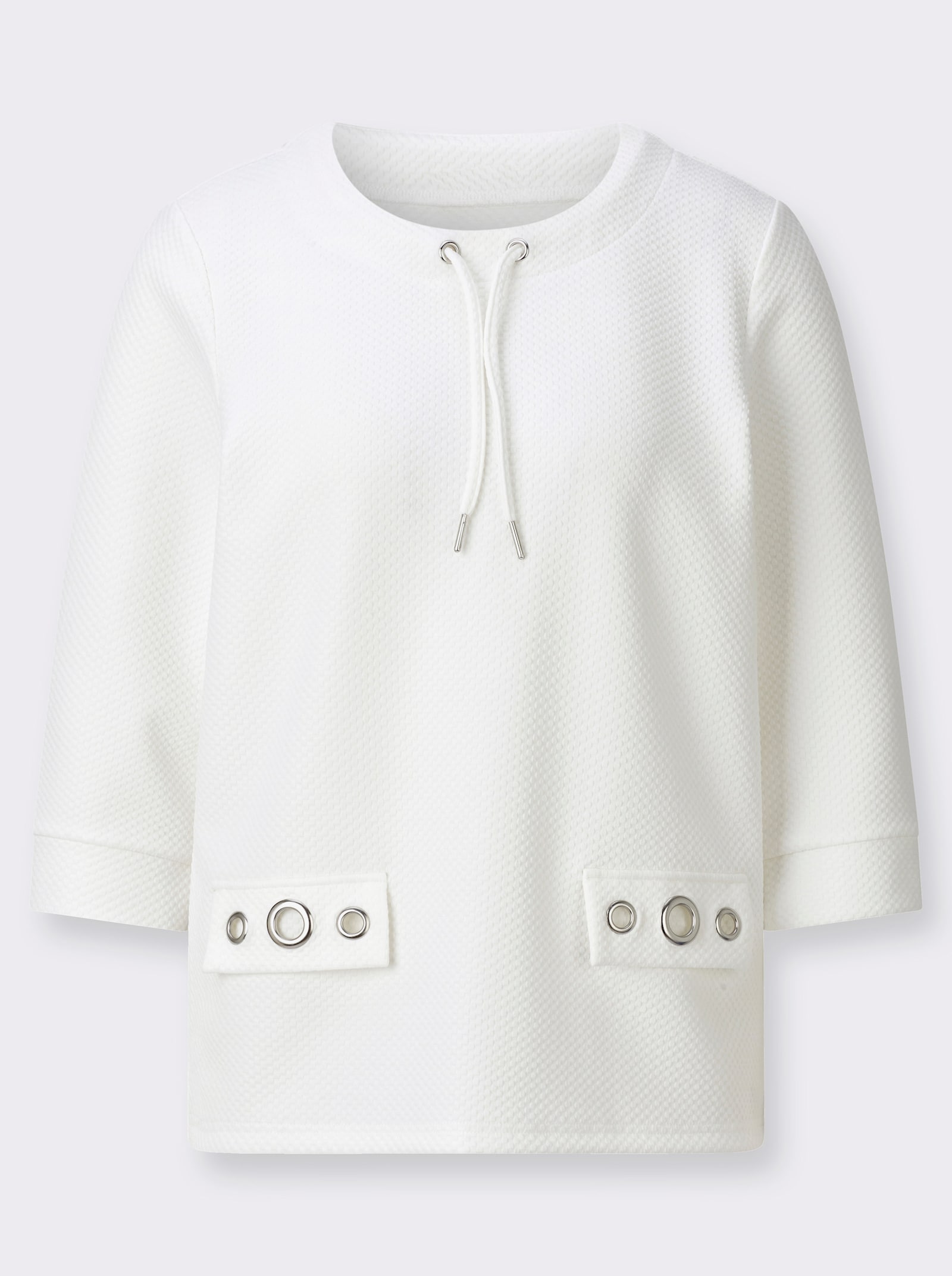 3/4-Arm-Shirt in pflegeleichter Qualität - ecru