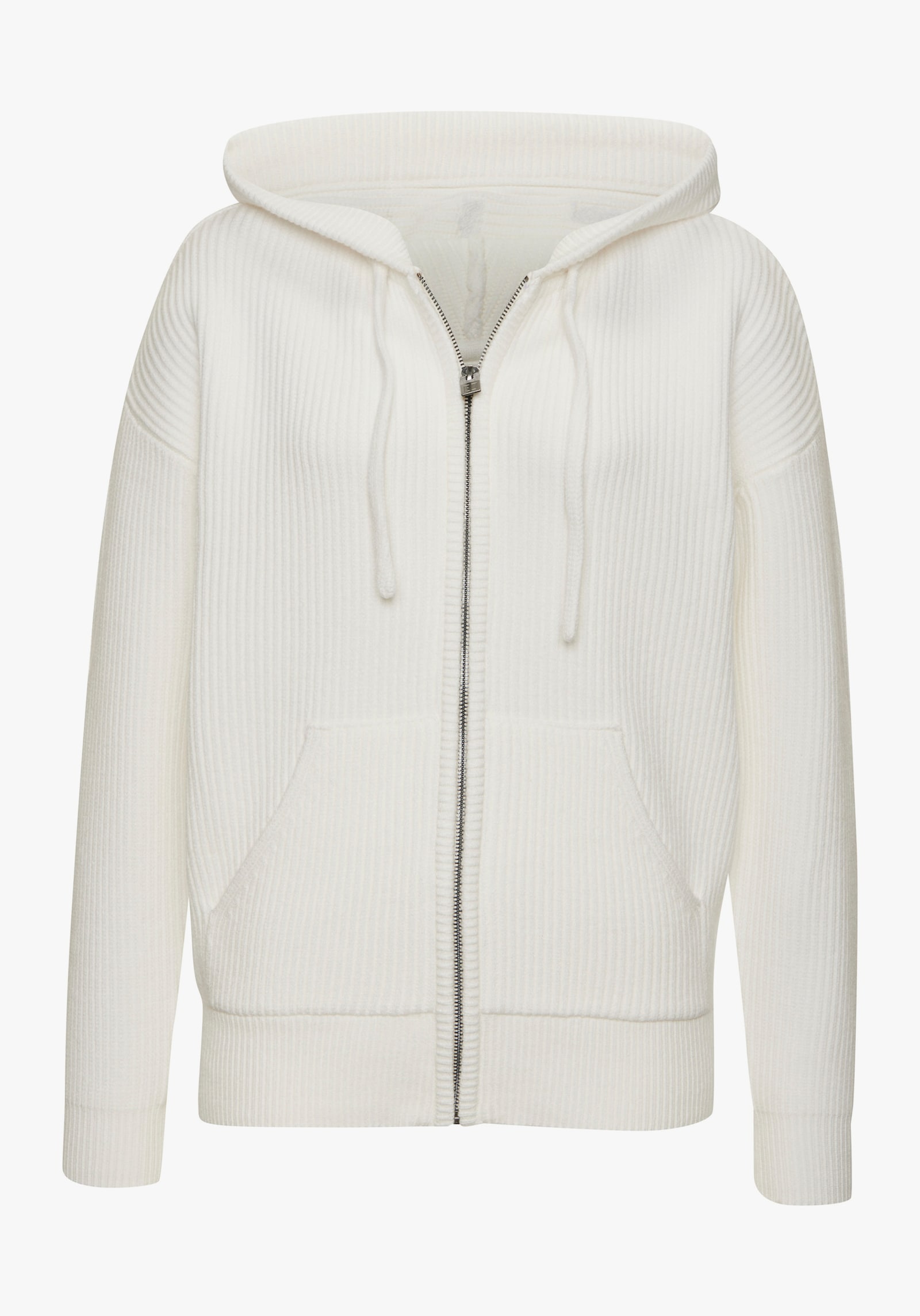 Elbsand Kapuzenstrickjacke - weiß