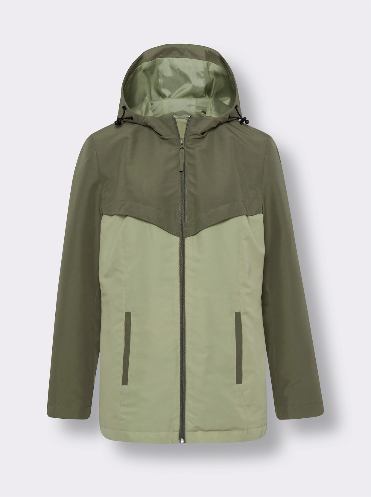 Jacke - khaki-lindgrün