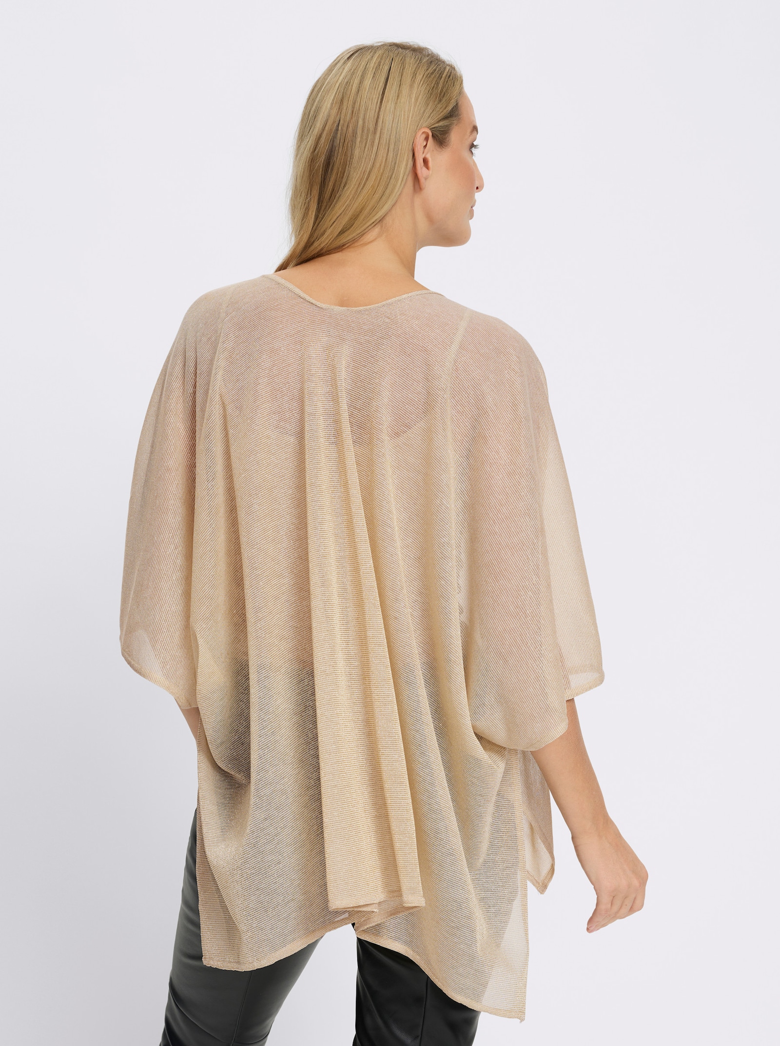 heine Veste légère avec fils brillants - couleur doré