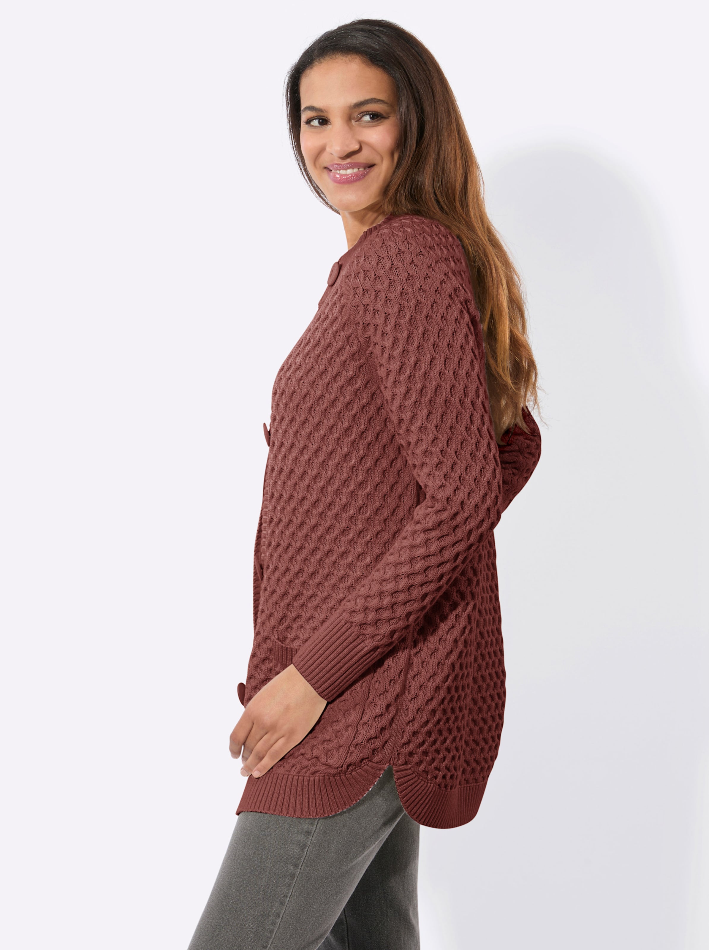 Thumbnail - Longstrickjacke