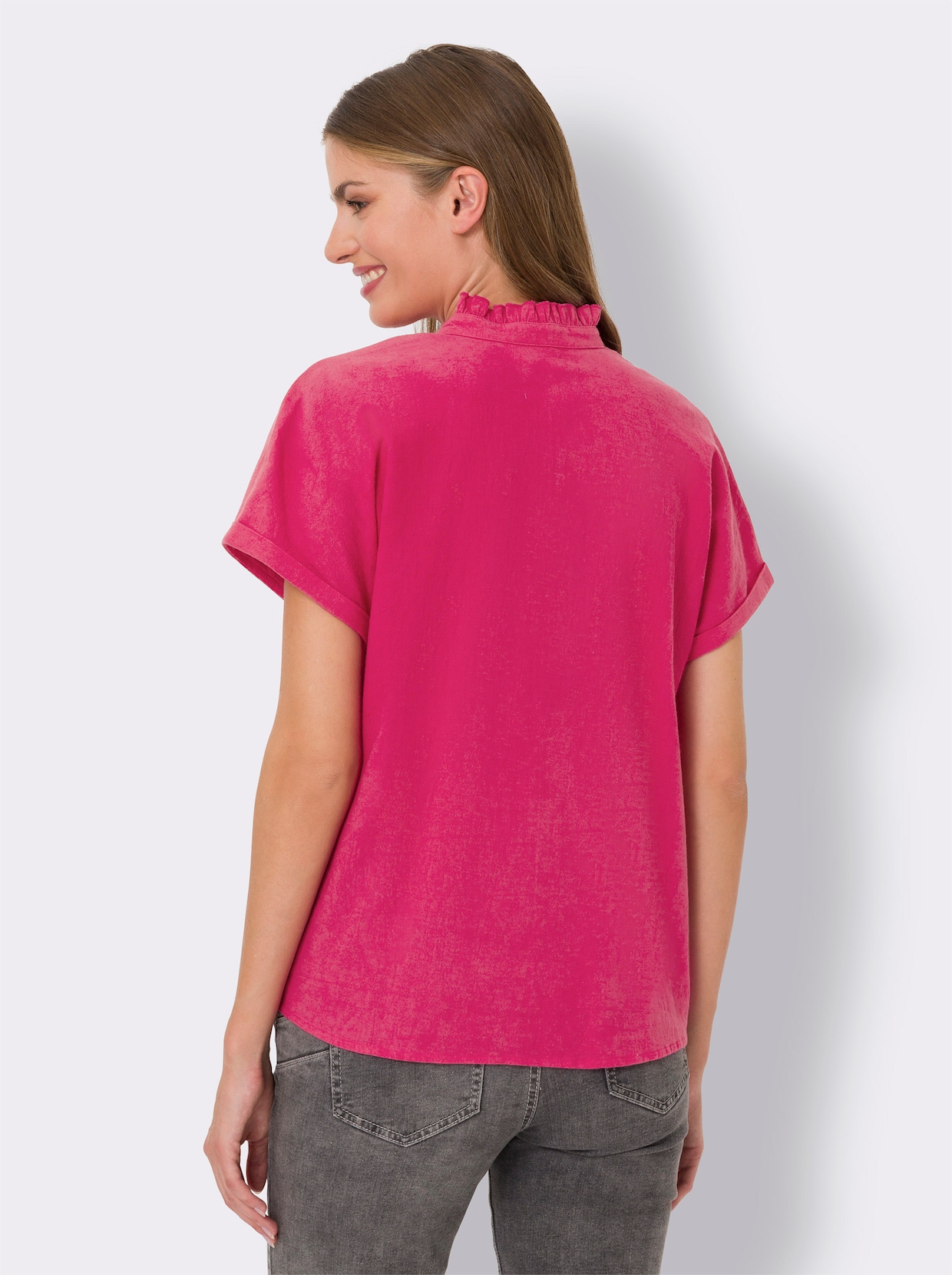 heine Linnen blouse - pink