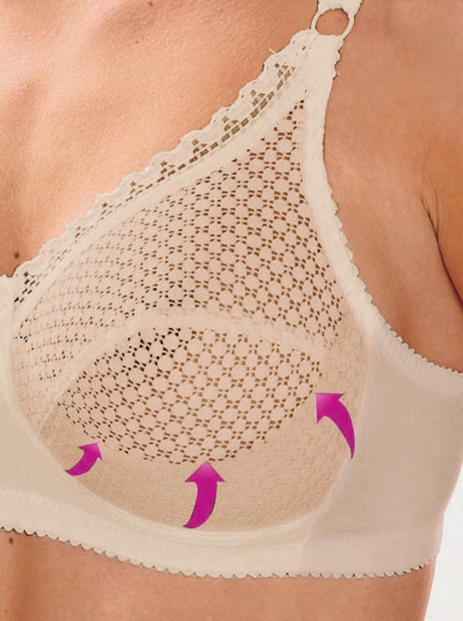 Miss Mary Beha zonder beugel met voor verstelbare bandjes - beige