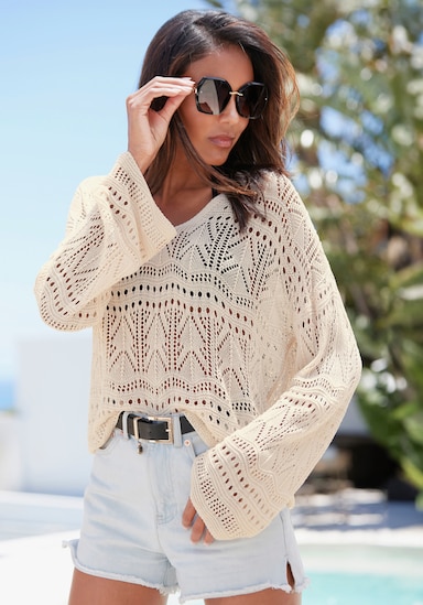 s.Oliver Strandpullover - sand