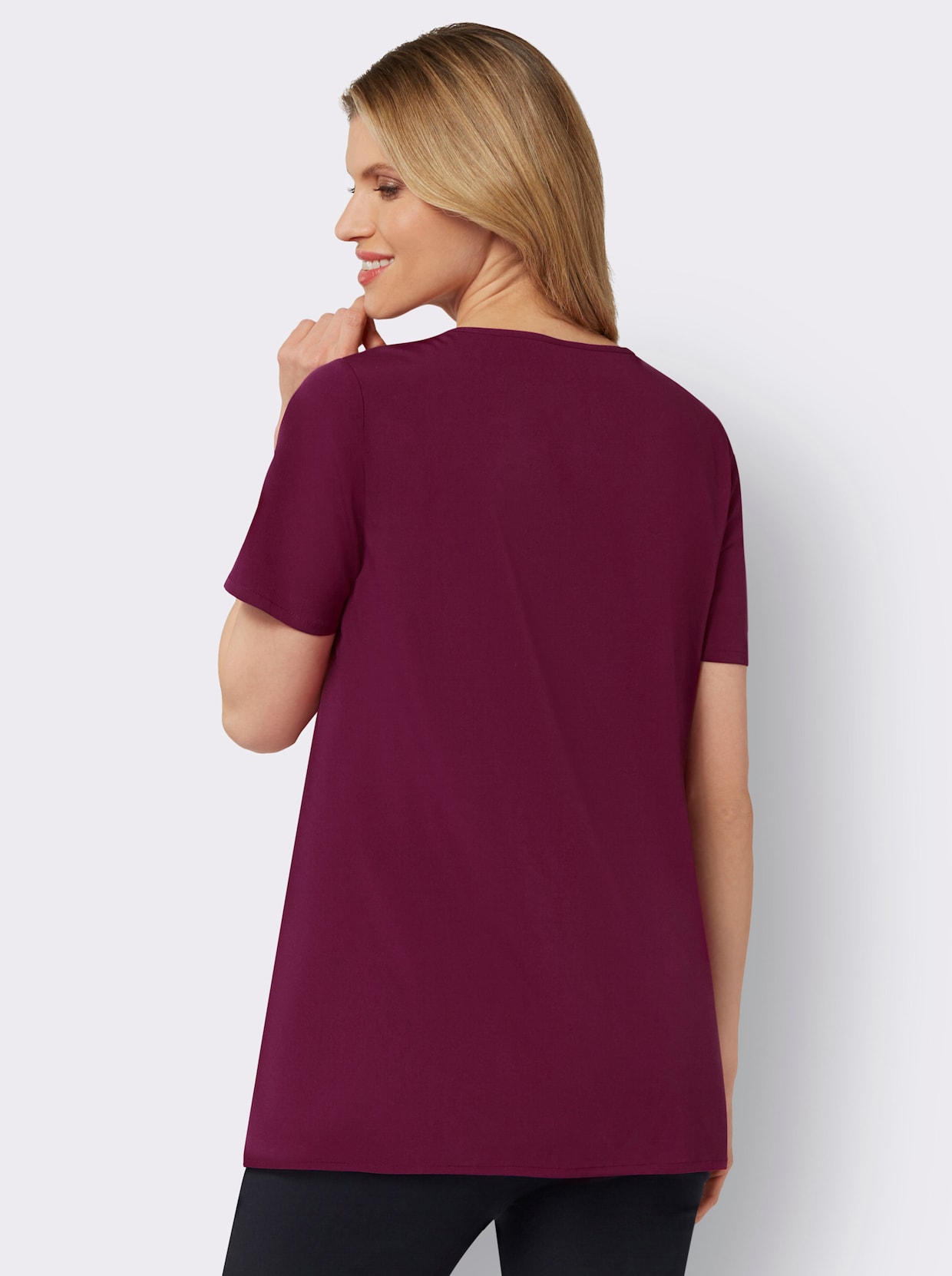 Longline blouse - malve