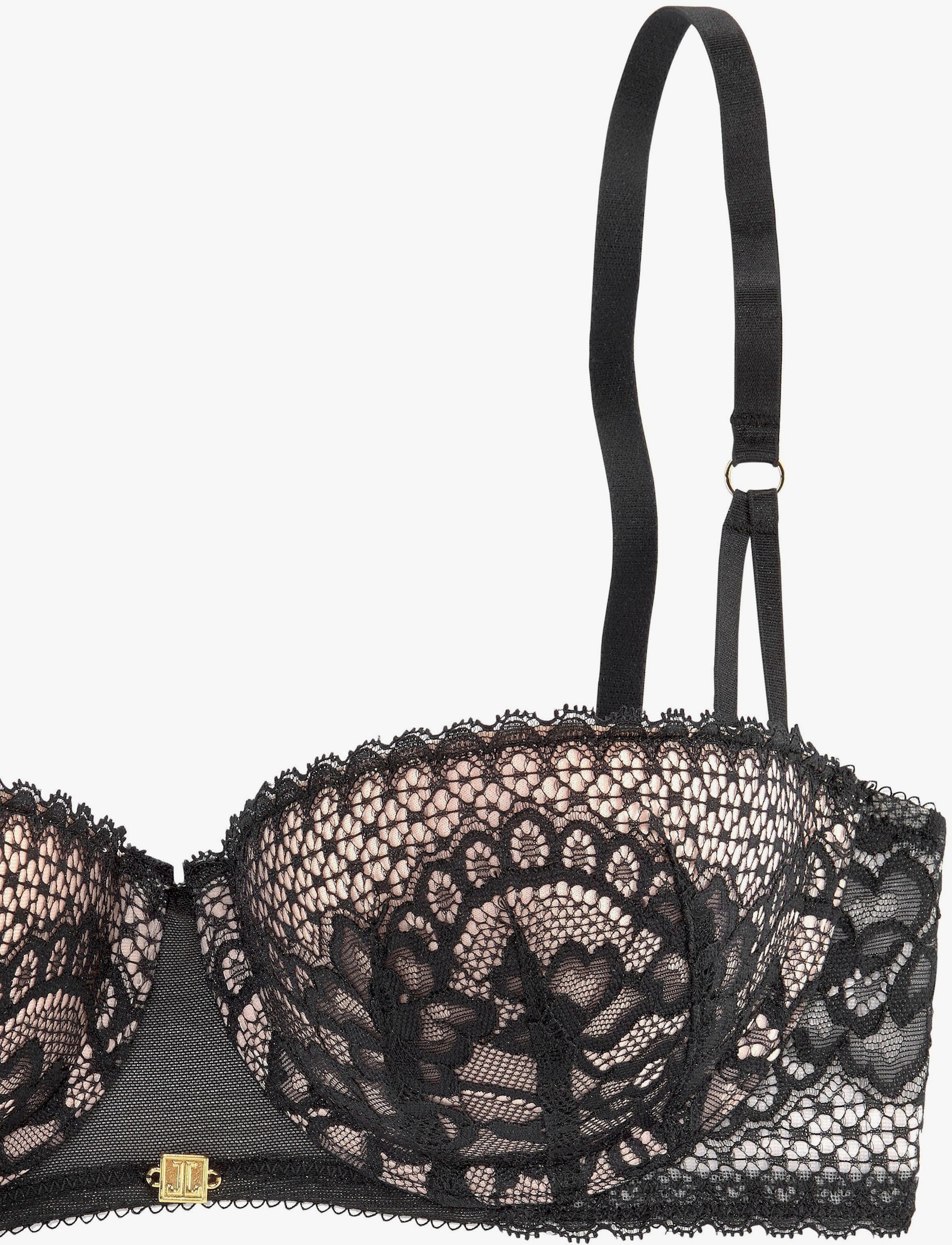 JETTE Push-up-BH - schwarz