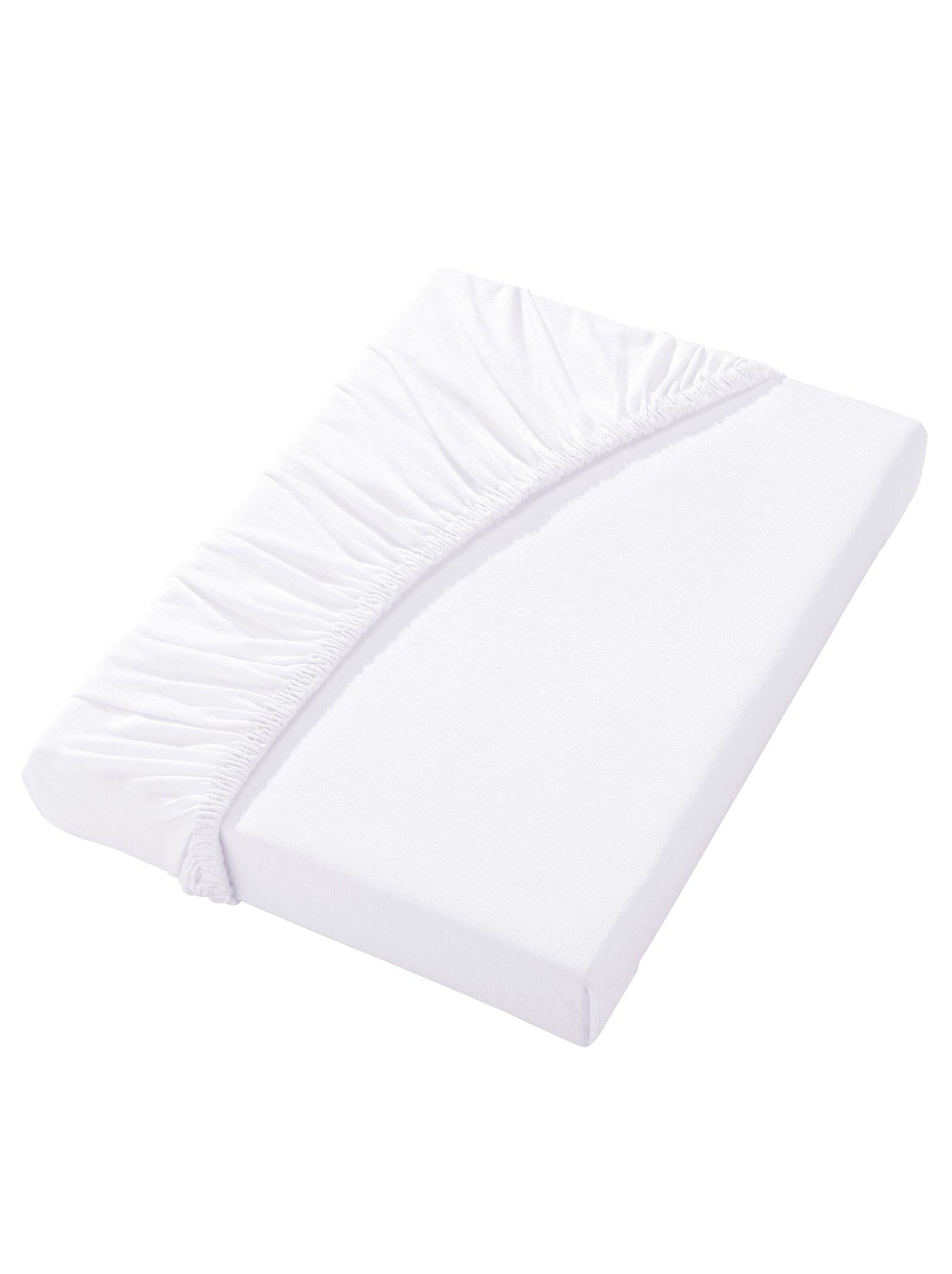 Spannbetttuch - weiß