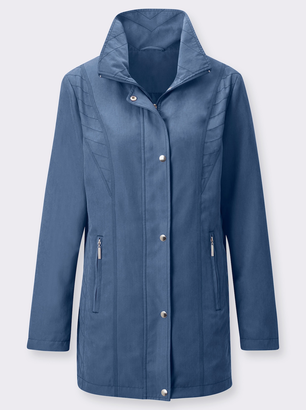 Jacke - jeansblau