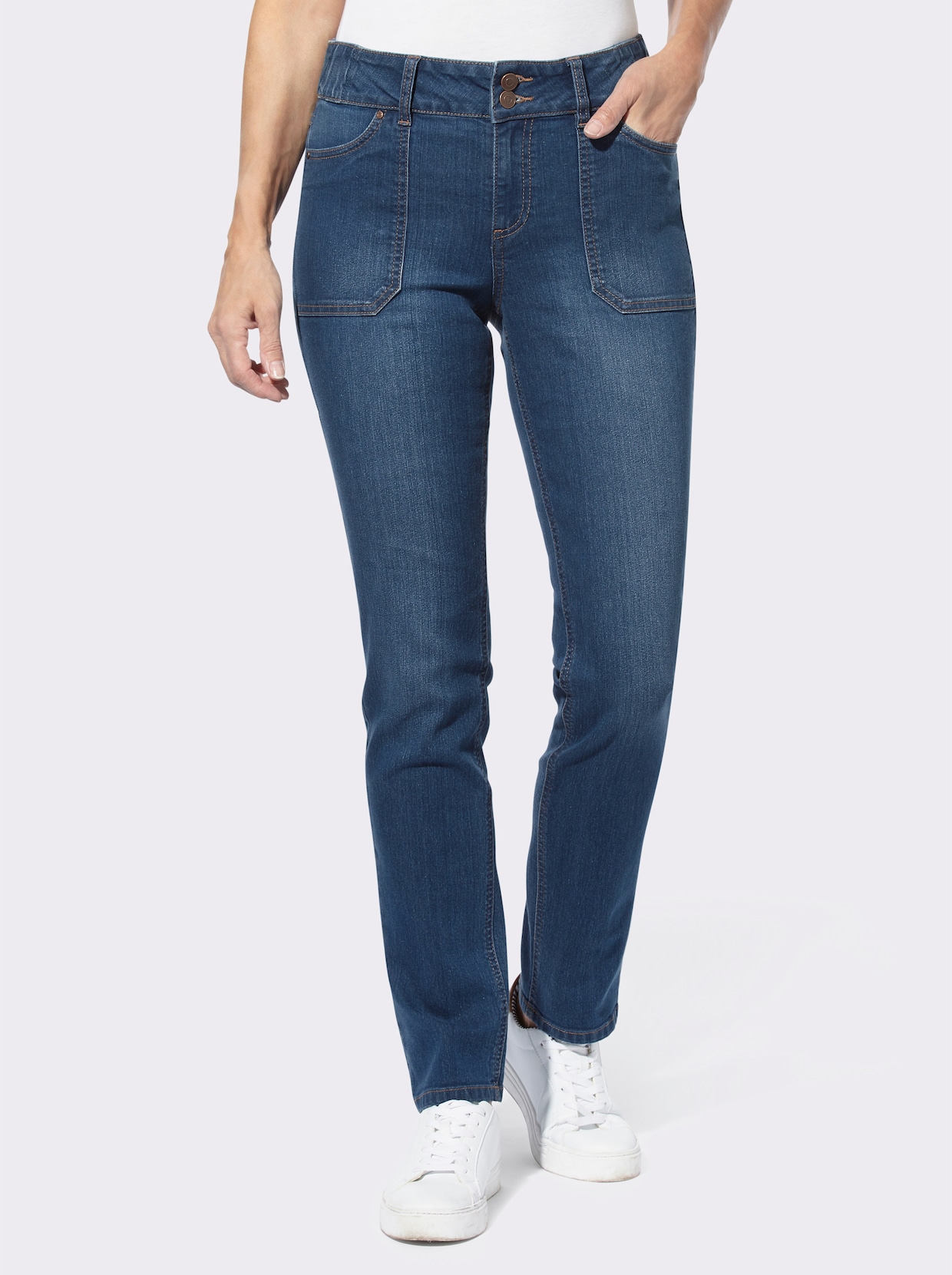 Jeans - blue-stone-washed