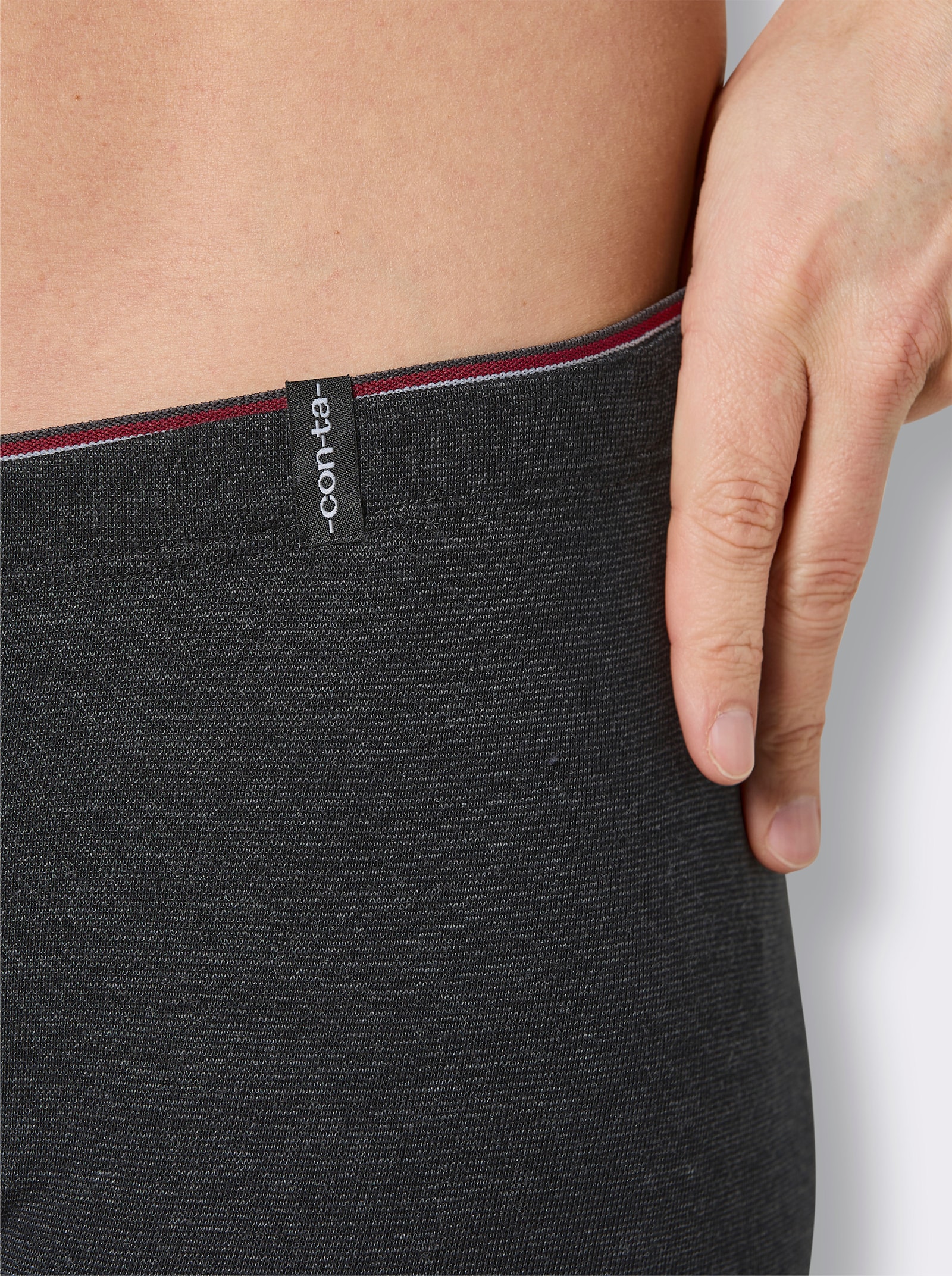 conta Hose kurz - anthrazit-geringelt