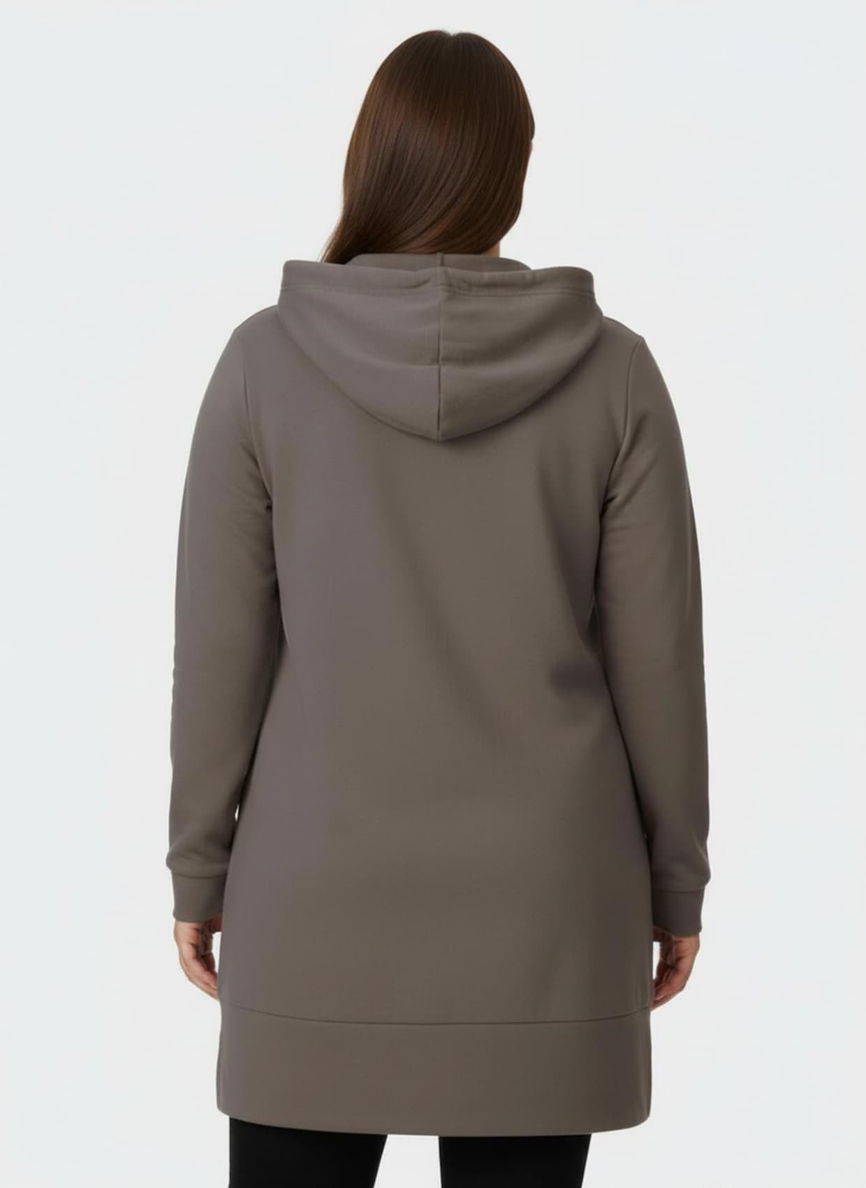 Longsweatshirt - dunkeltaupe