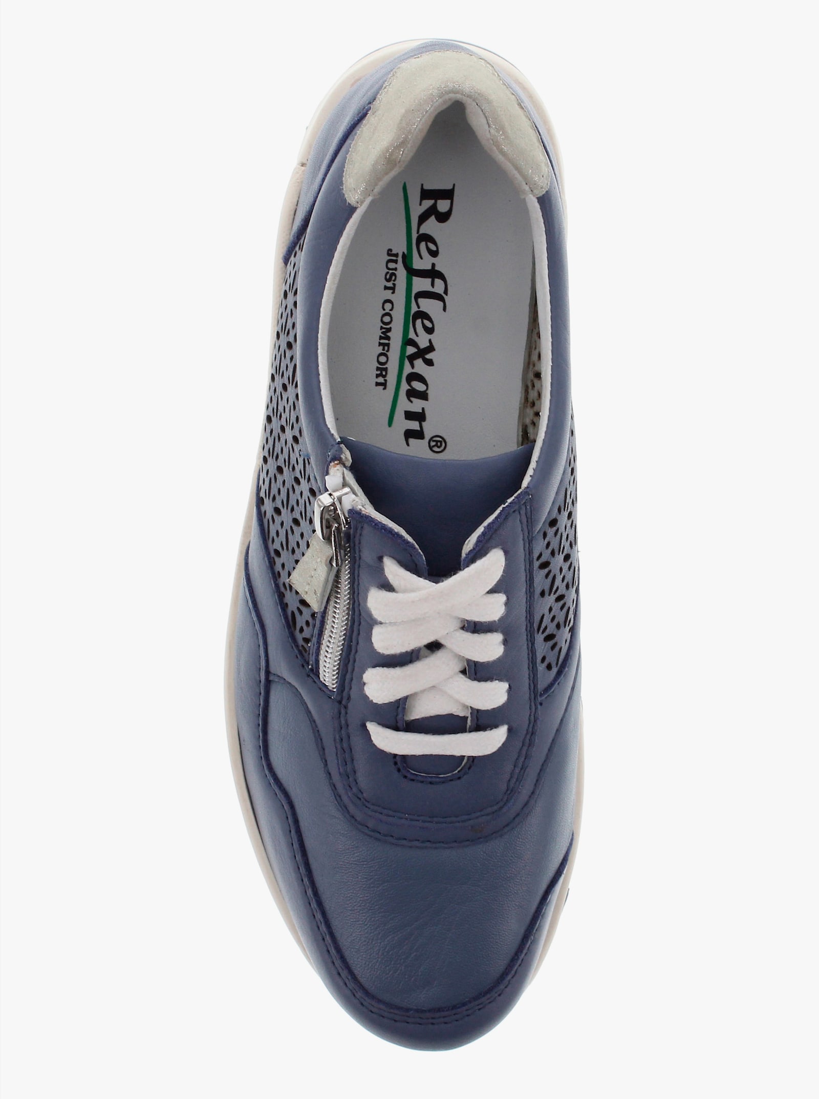 Reflexan Schnürschuh , für Hallux Valgus geeignet - taubenblau