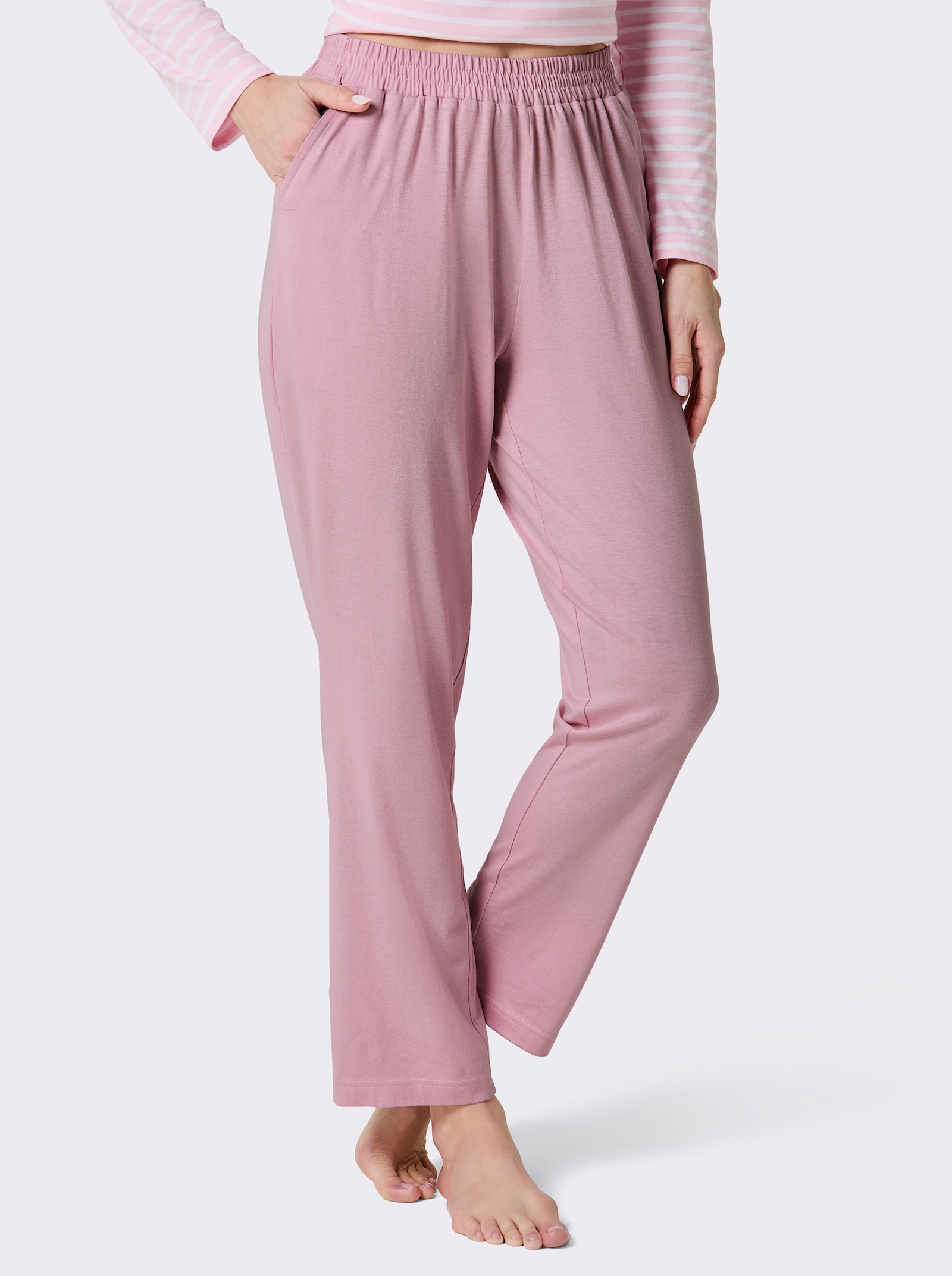 wäschepur Schlafanzug-Hose - rosé