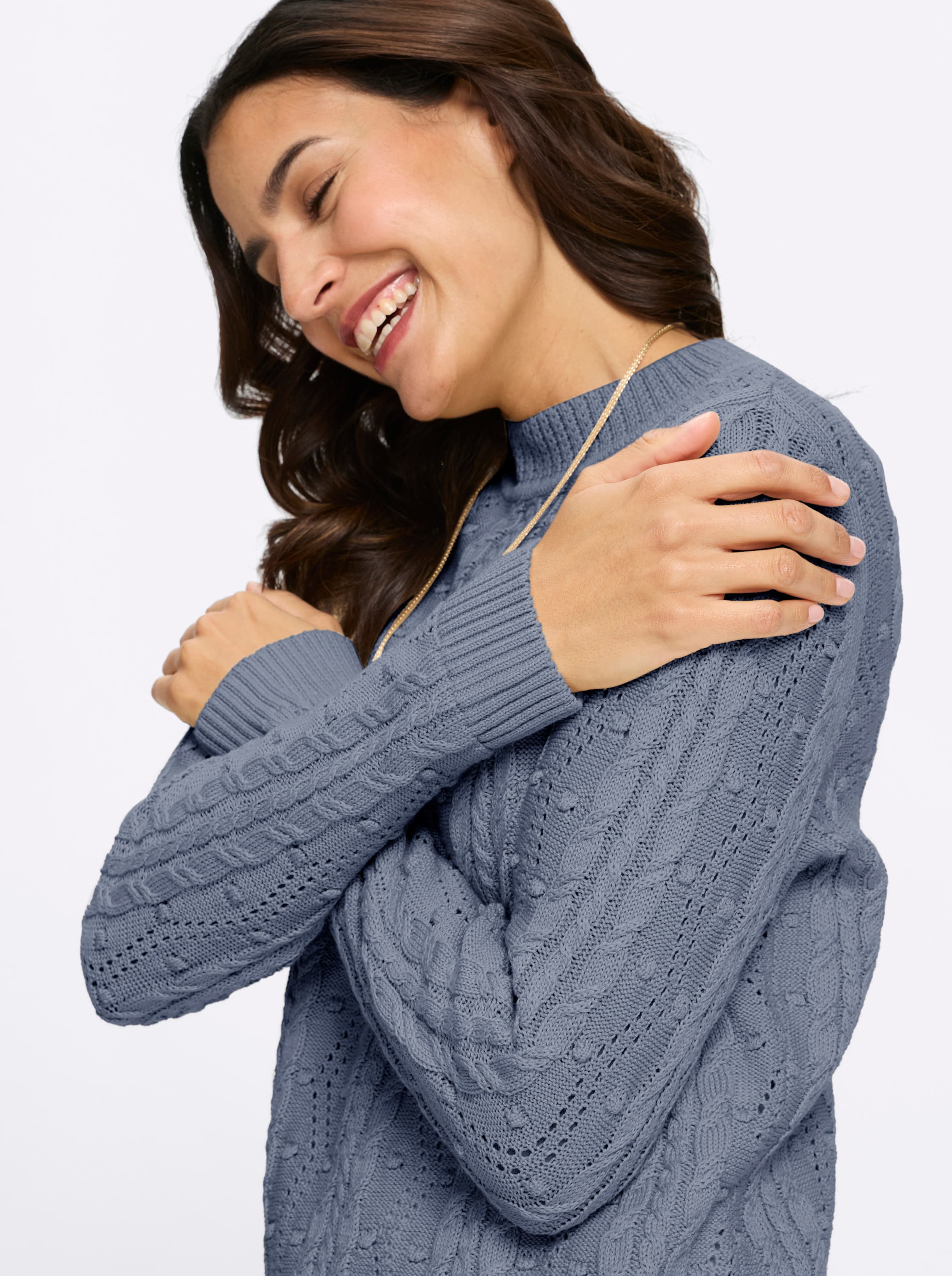 Thumbnail - Stehkragenpullover