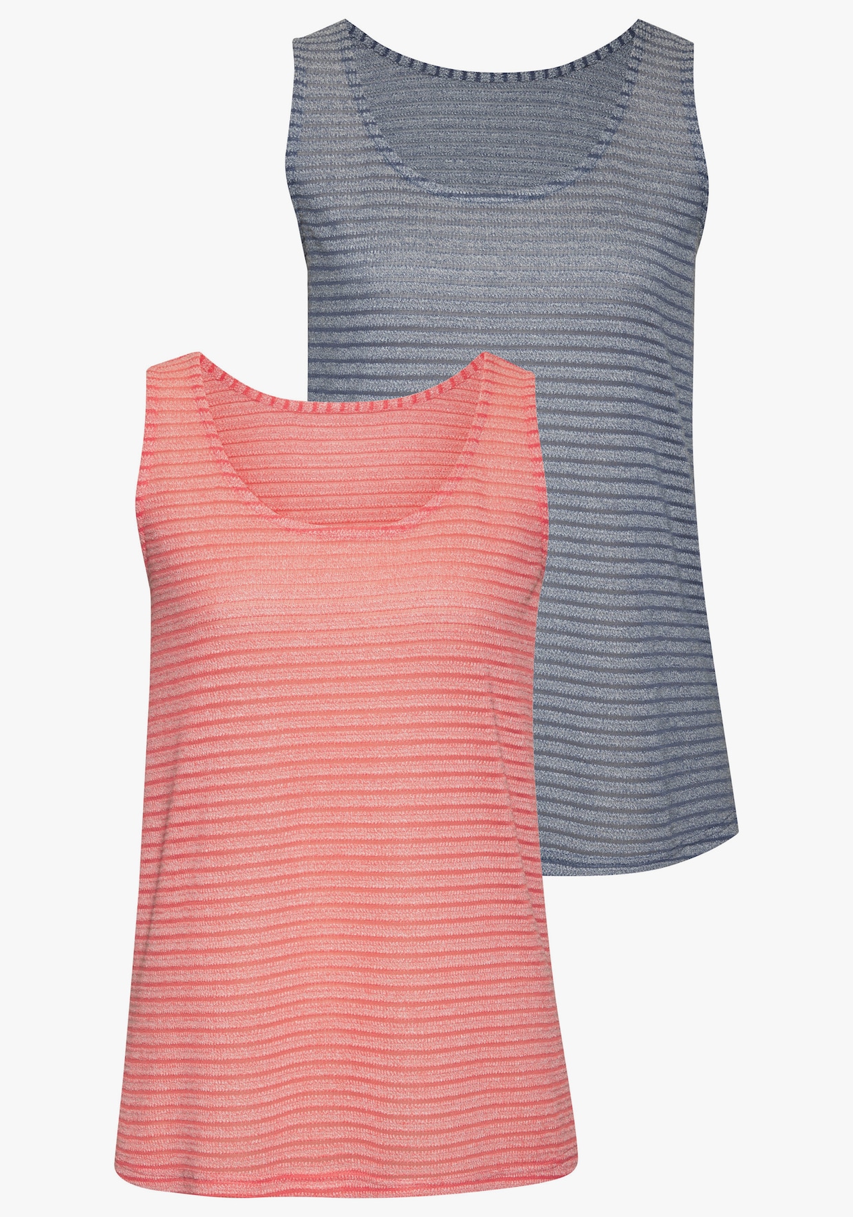 Vivance Top - apricot, navy
