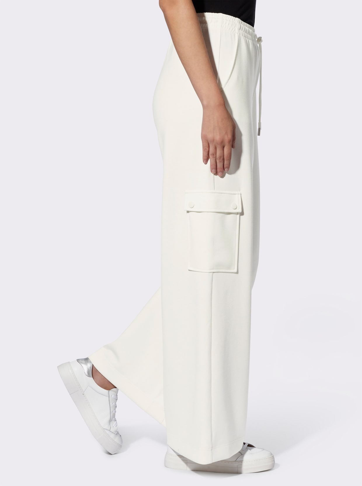 heine Jerseybroek - ecru