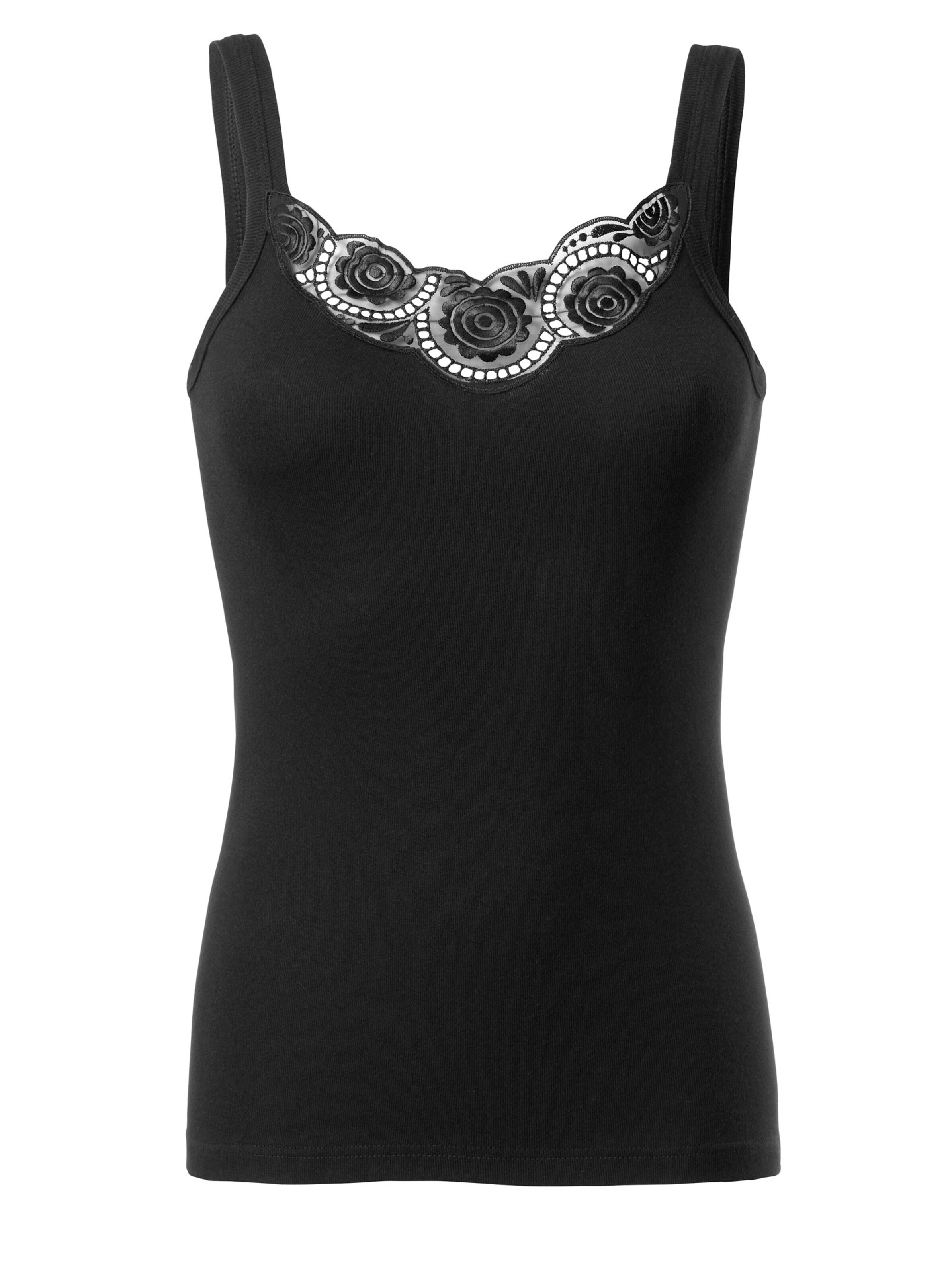 Thieme Achselhemd - schwarz