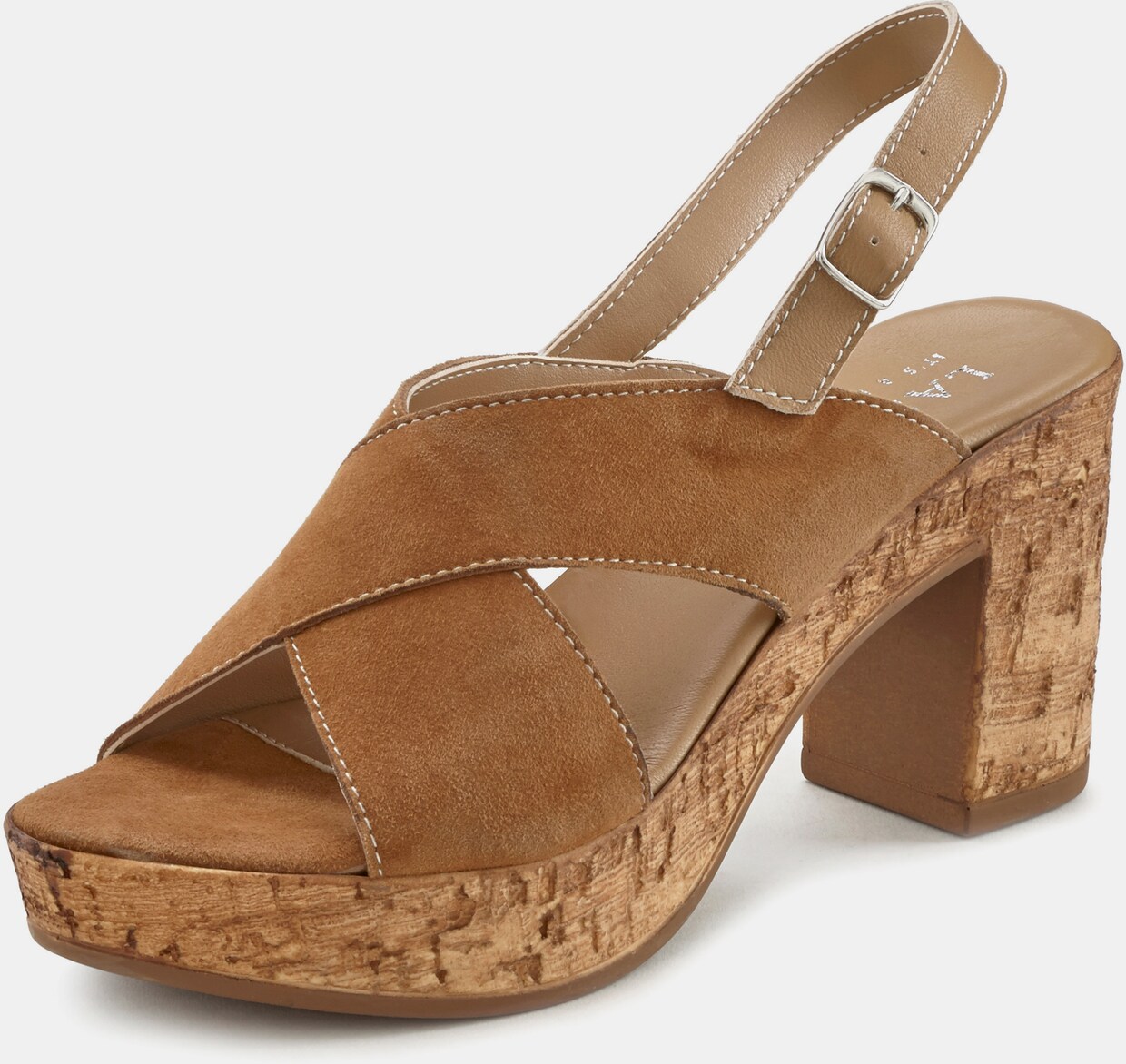 LASCANA Sandalette - camelfarben