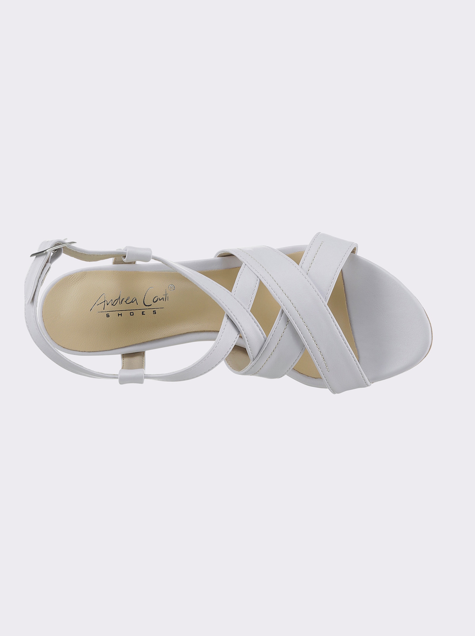 Andrea Conti sandaaltjes - wit