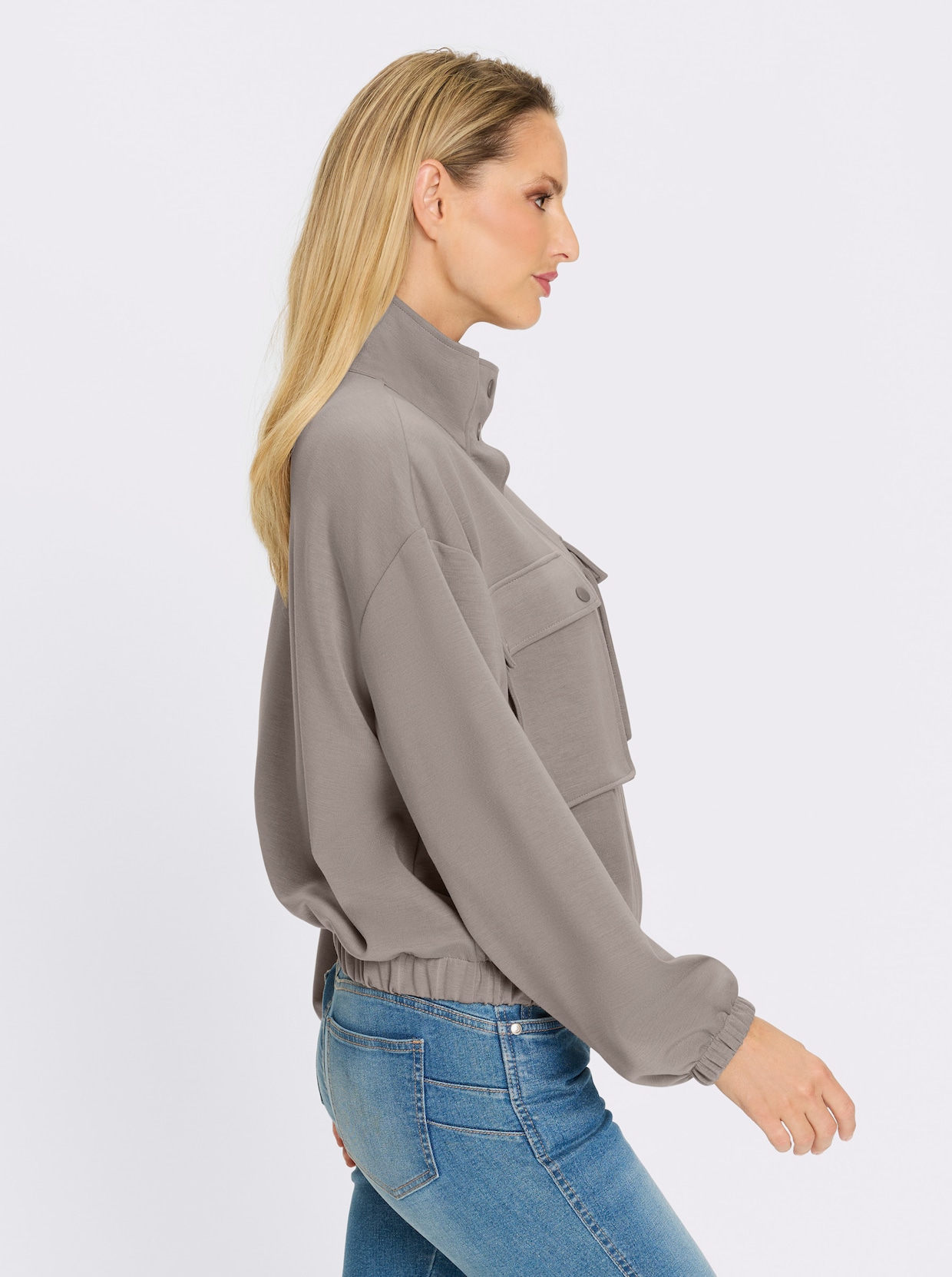 heine Sweatvest - taupe
