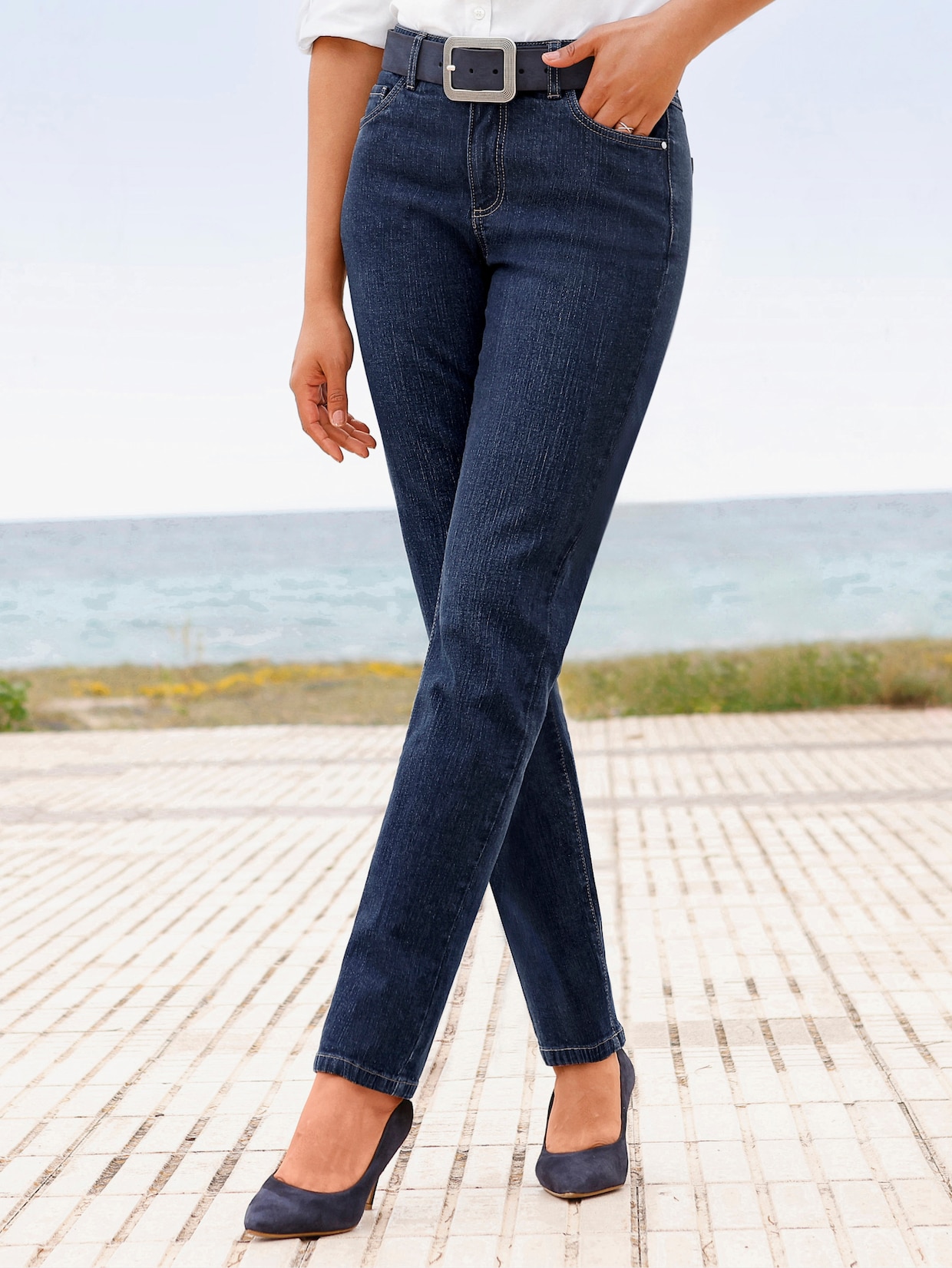 5-Pocket-Jeans - blue-stone-washed