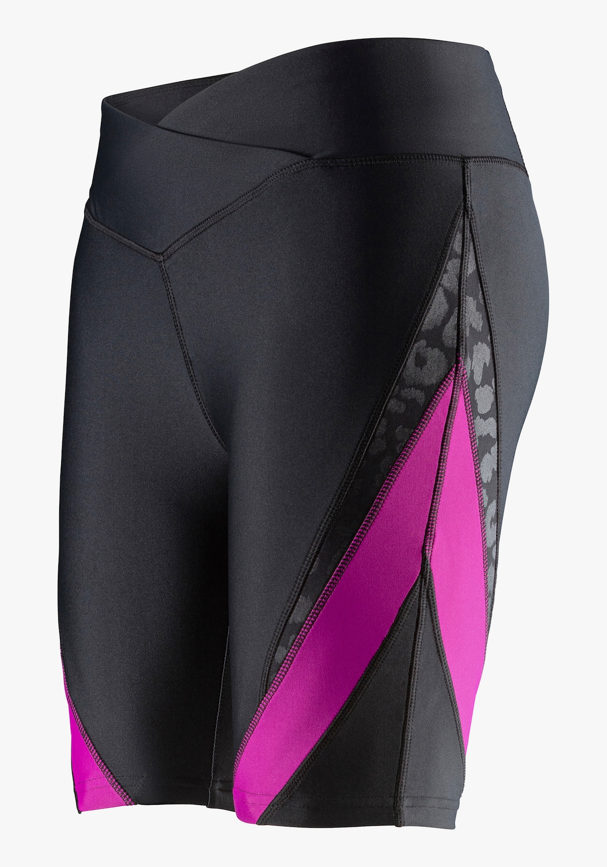 LASCANA ACTIVE Short fonctionnel - noir-violet